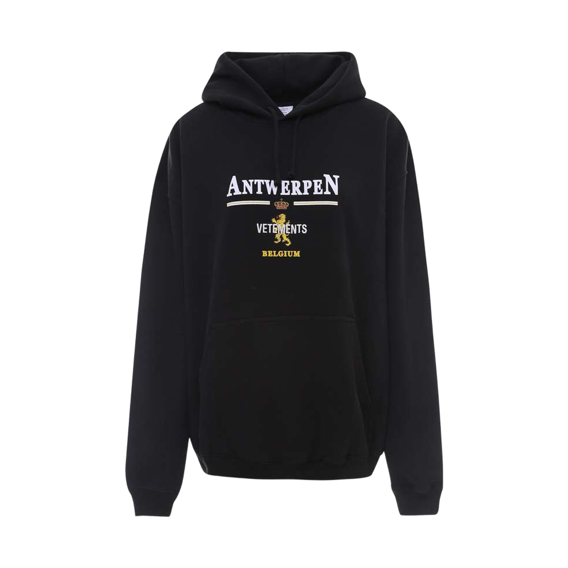 베트멍 로고 프린트 후디 블랙(Vetements Logo Print Hoodie Black)