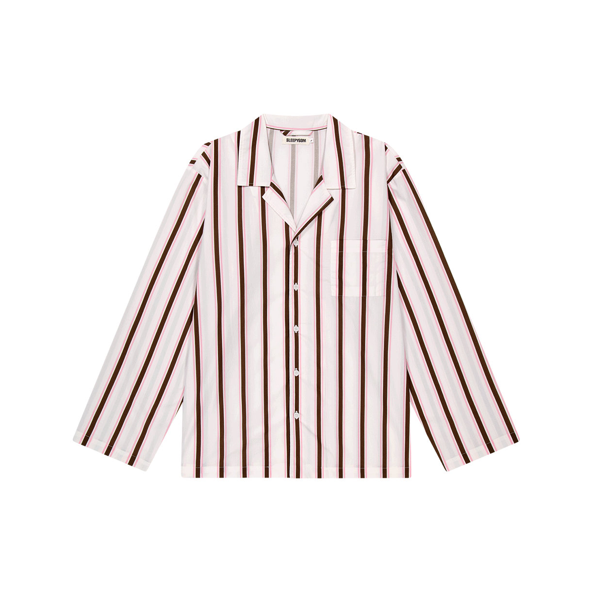 슬리피곰 핑크 브라운 와이드 파자마 세트(Sleepygom Pink Brown wide pajama set) - 2