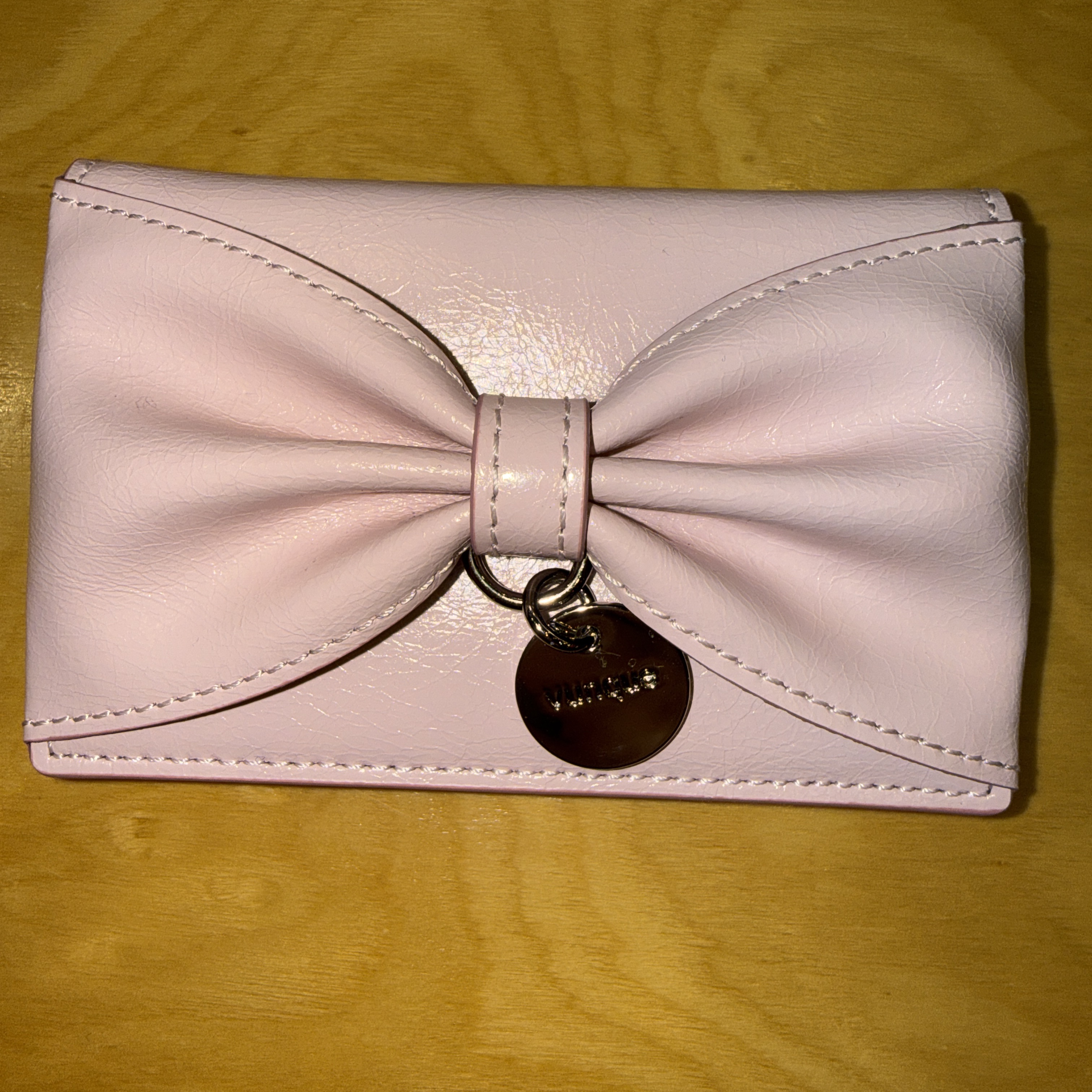 vunque Toque Balaca Card Wallet Pale Pink 착용 스타일 - 1