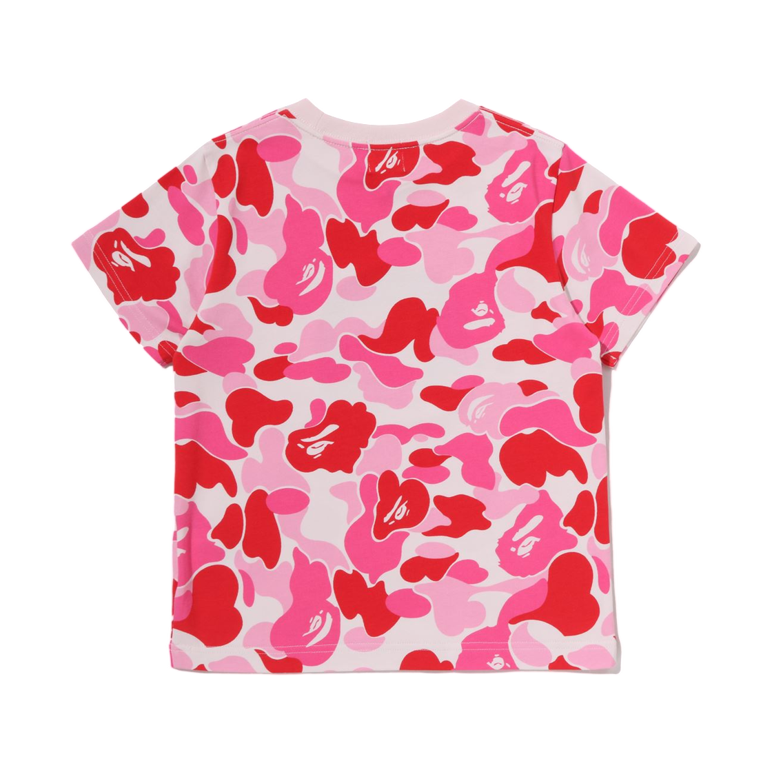 (키즈) 베이프 ABC 카모 베이비 마일로 티셔츠 핑크((Kids) BAPE ABC Camo Baby Milo T-Shirt Pink) - 2