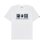 BAPE x Comme des Garcons Osaka Screen T-Shirt White
