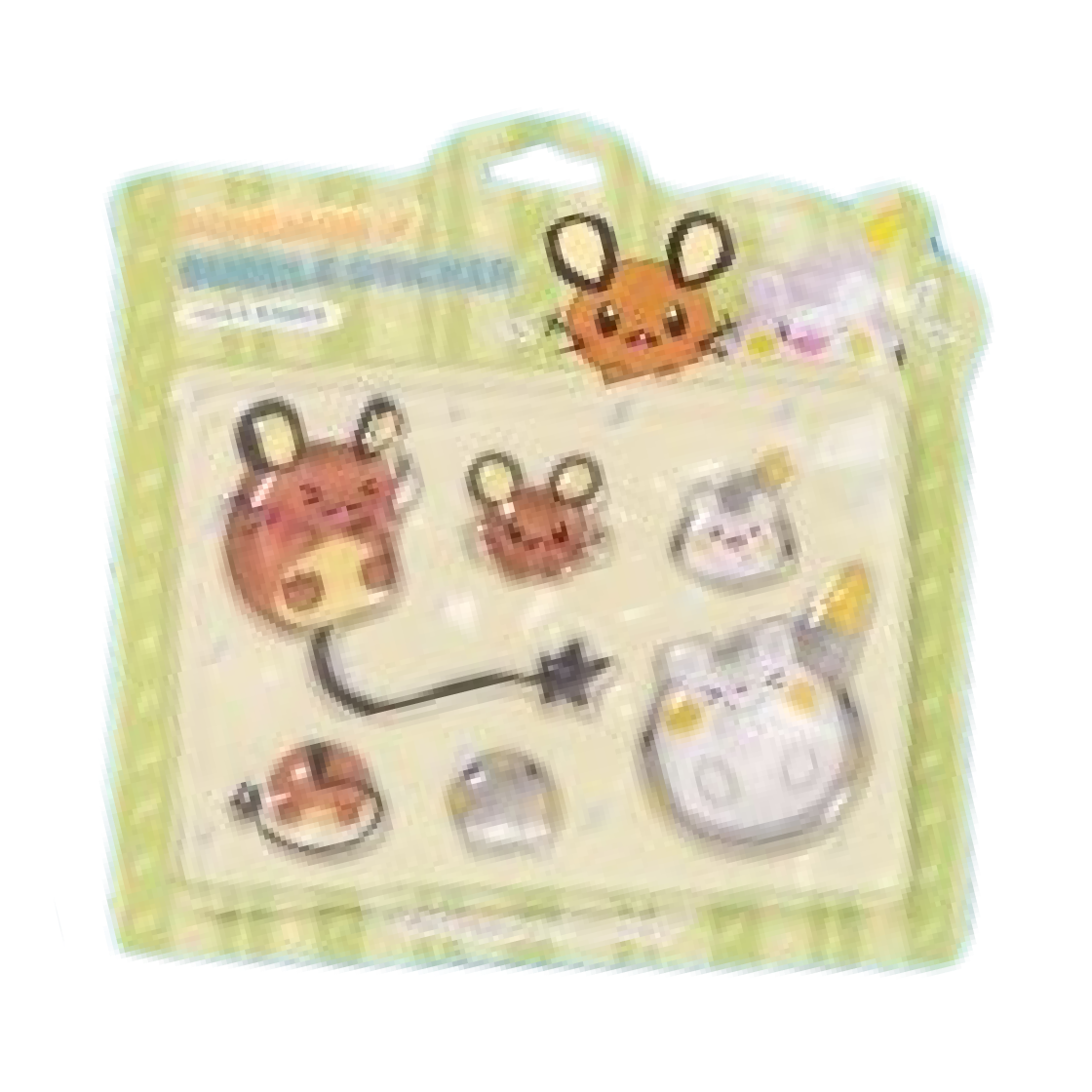 포켓몬 메타몽 놀이터 다같이 찌릿찌릿 버블 스티커 데덴네 & 토게데마루(Pokemon Metamong Playground All Together, Zap Zap! Bubble Sticker Dedenne & Togedemaru)