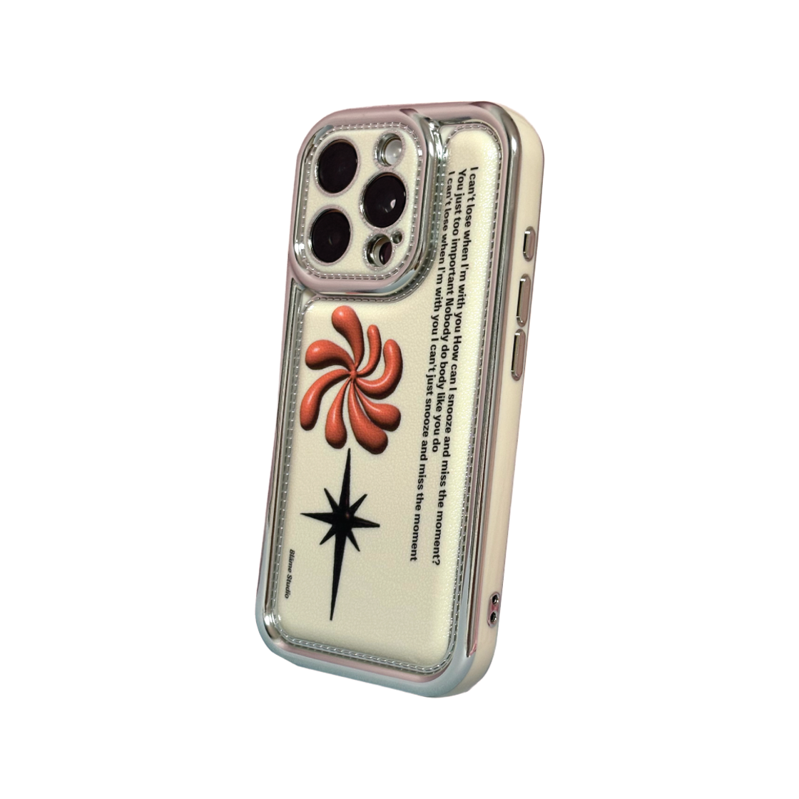 블레임스튜디오 베이지 메탈 로고 케이스(BLAMESTUDIO SOS Beige Metal Logo Case) - 4