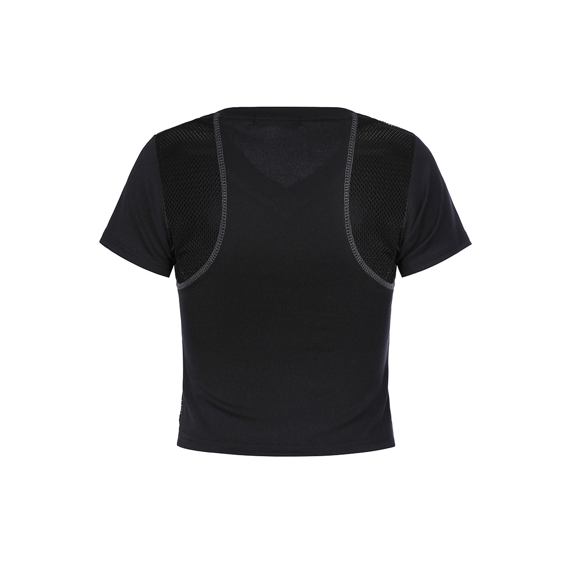 쇠아 스포티 절개 코르셋 탑 블랙(SØAR Flatlock Sporty Corset Top Black) - 2