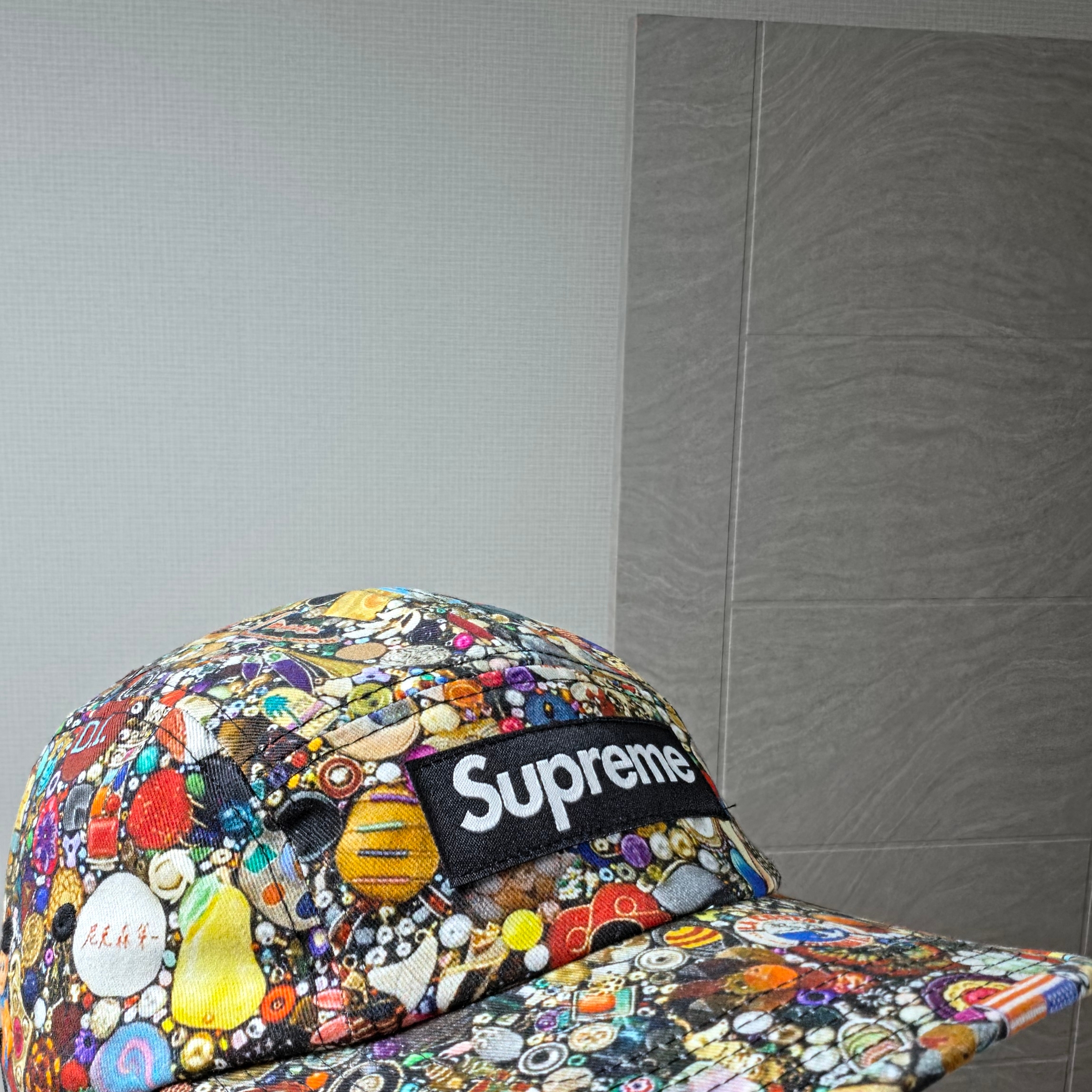 Supreme x Mike Kelley Camp Cap Multicolor - 26SS 착용 스타일 - 3