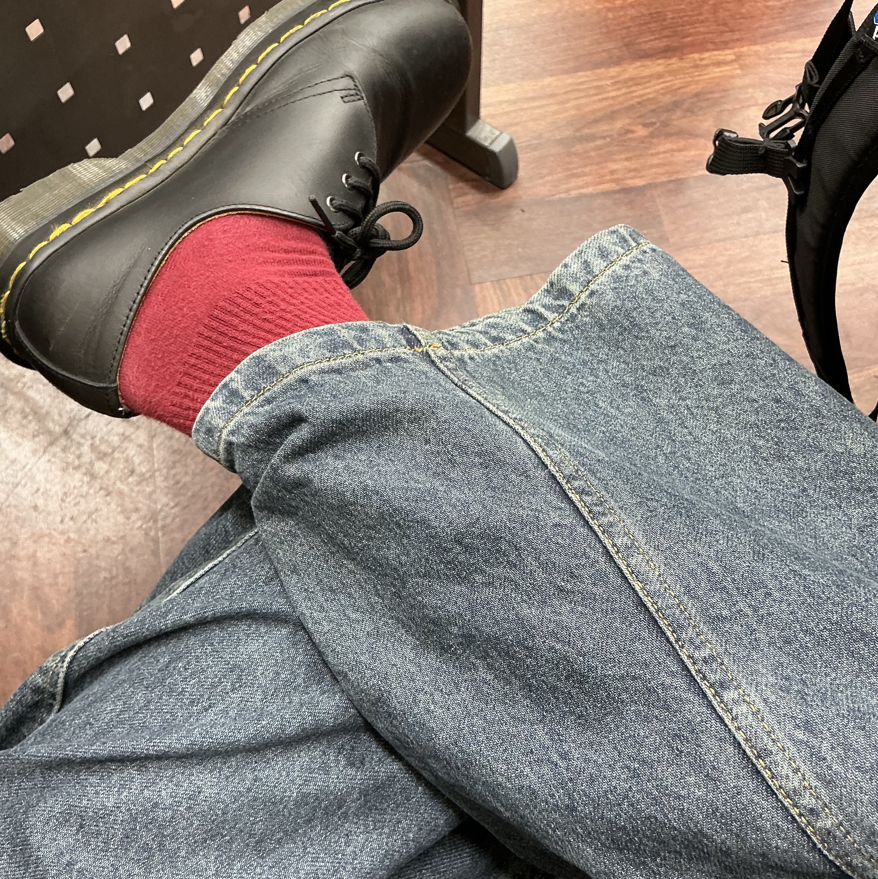 Dr. Martens 1461 Nappa Black 착용 스타일