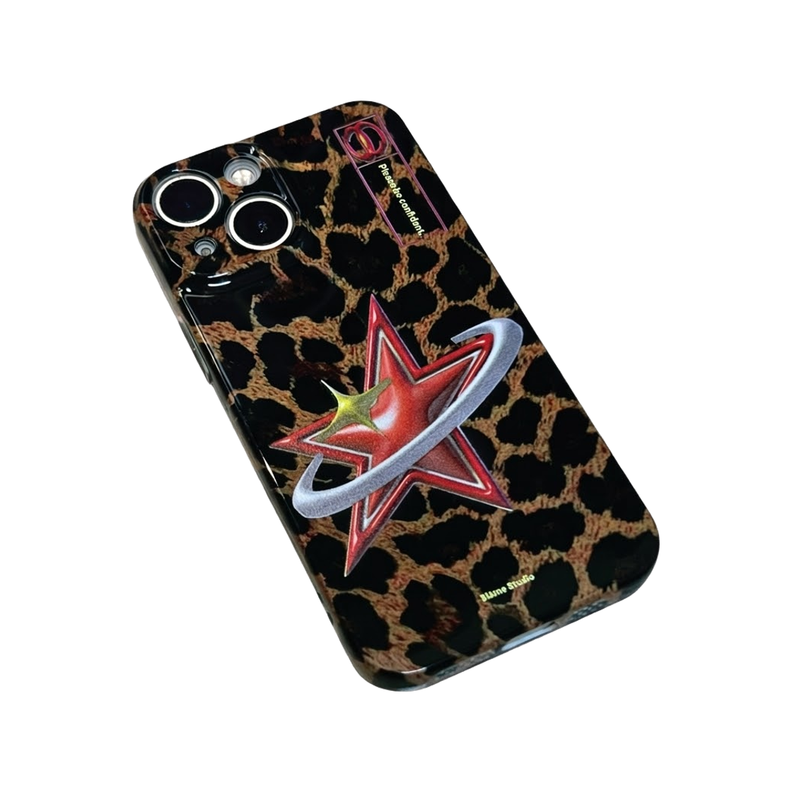 블레임스튜디오 레오파드 스타 로고 케이스(BLAMESTUDIO Blame leopard star logo case) - 3