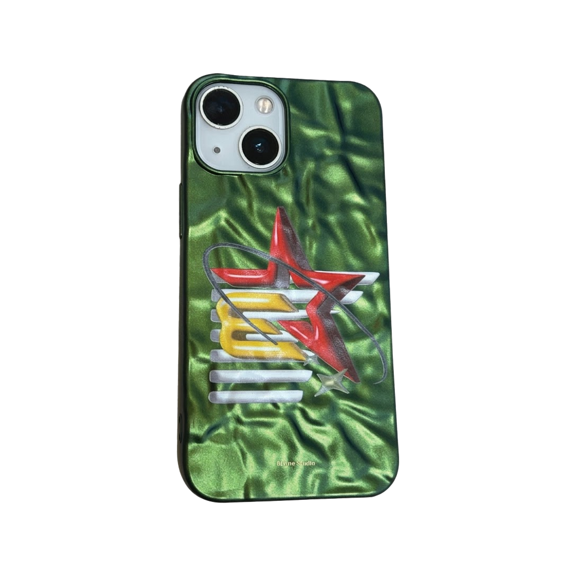 블레임스튜디오 그린 스타로고 웨이브(BLAMESTUDIO BS Star logo green wavy case) - 2