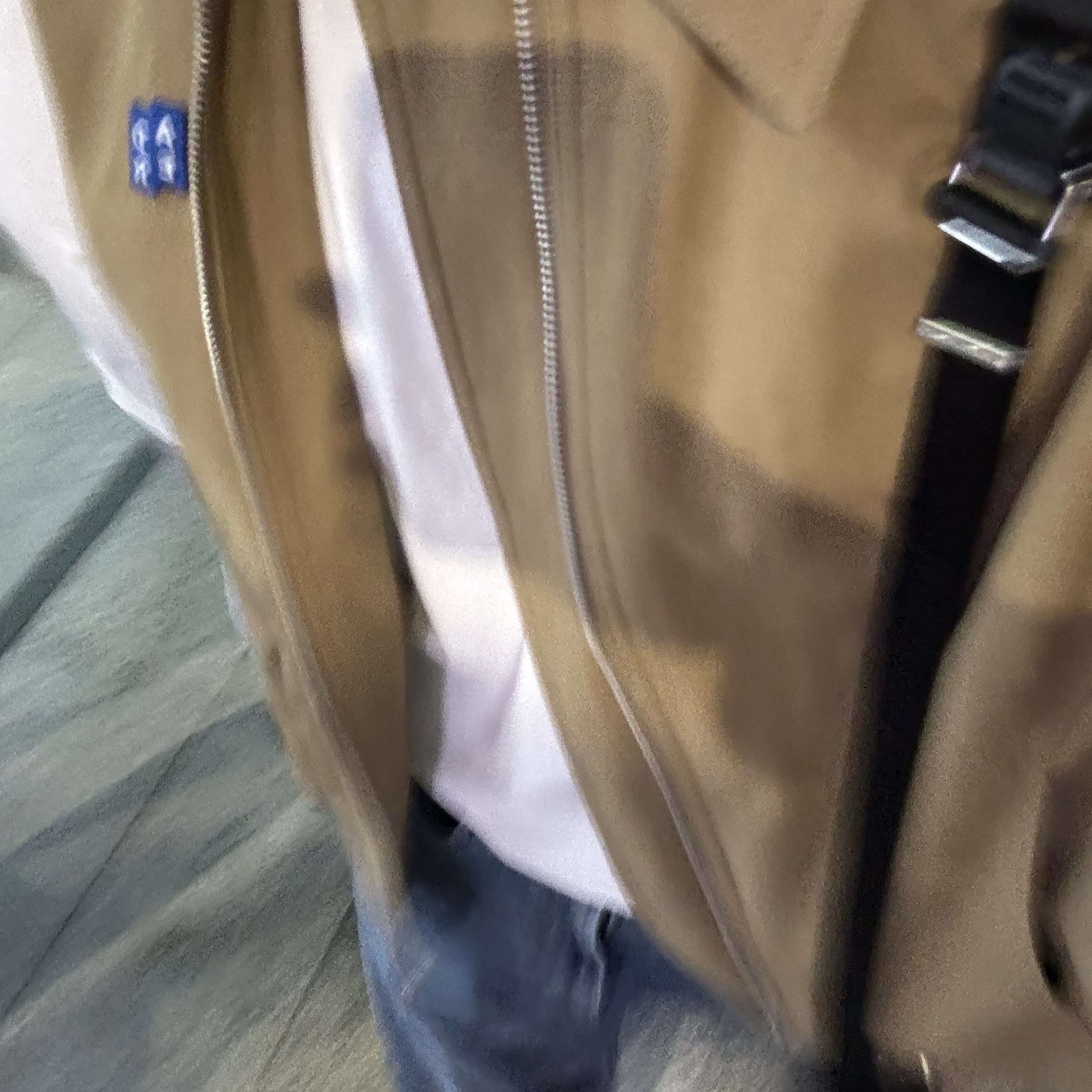 Ader Error Sig; TRS Tag Jacket 01 Beige, Wooyoungmi Square Mini Bag Black 착용 스타일