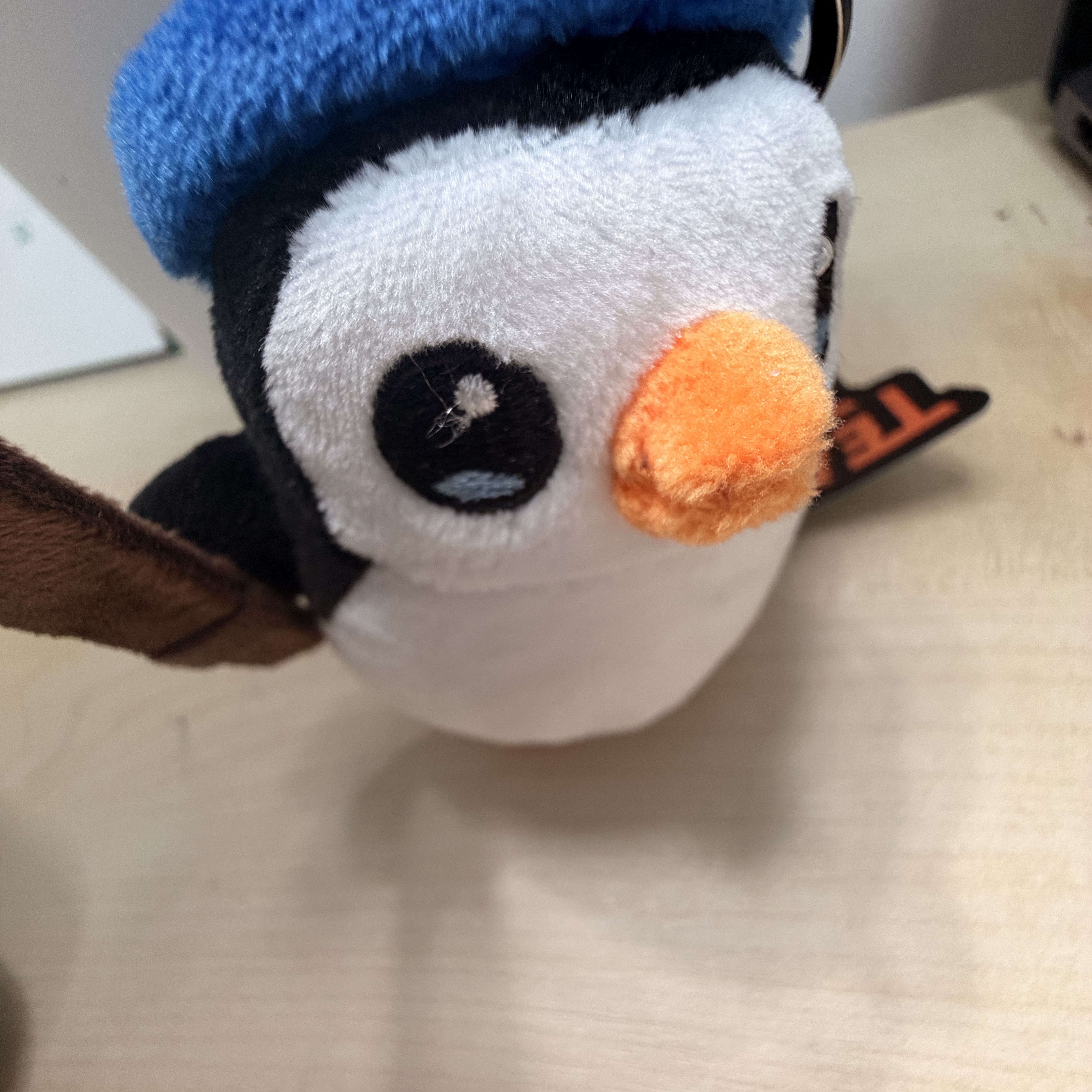 Dream C&C Teamfight Tactics Pengu Keyring 8cm 착용 스타일 - 2