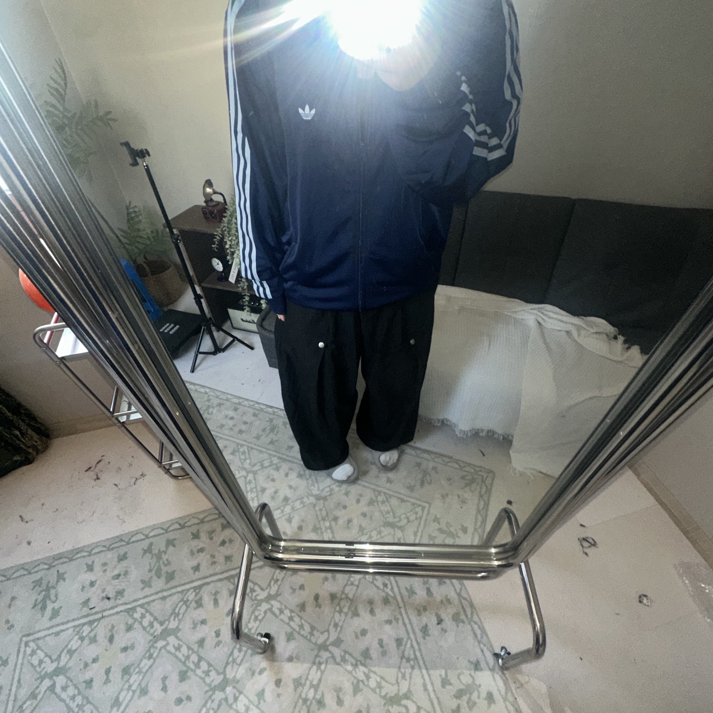 Adidas Originals Beckenbauer Track Jacket Night Indigo - KR Sizing 착용 스타일 - 2