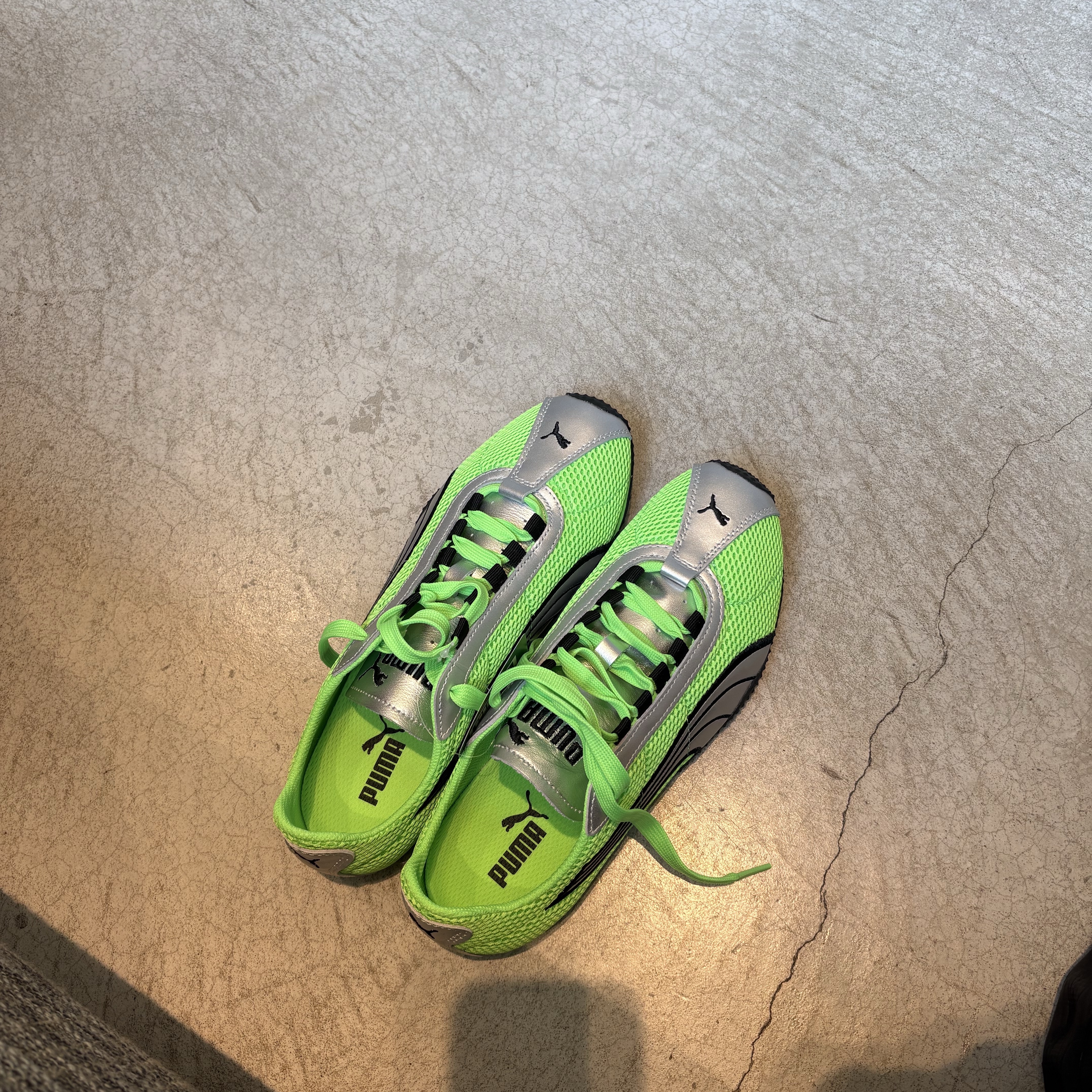 Puma H-street OG Green Silver 착용 스타일 - 1