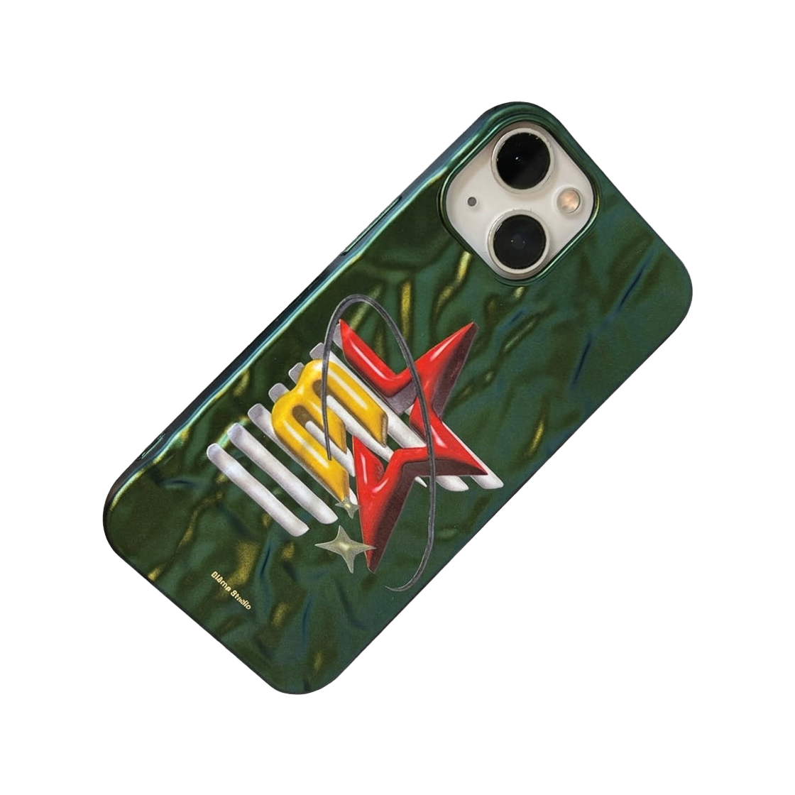 블레임스튜디오 그린 스타로고 웨이브(BLAMESTUDIO BS Star logo green wavy case) - 4