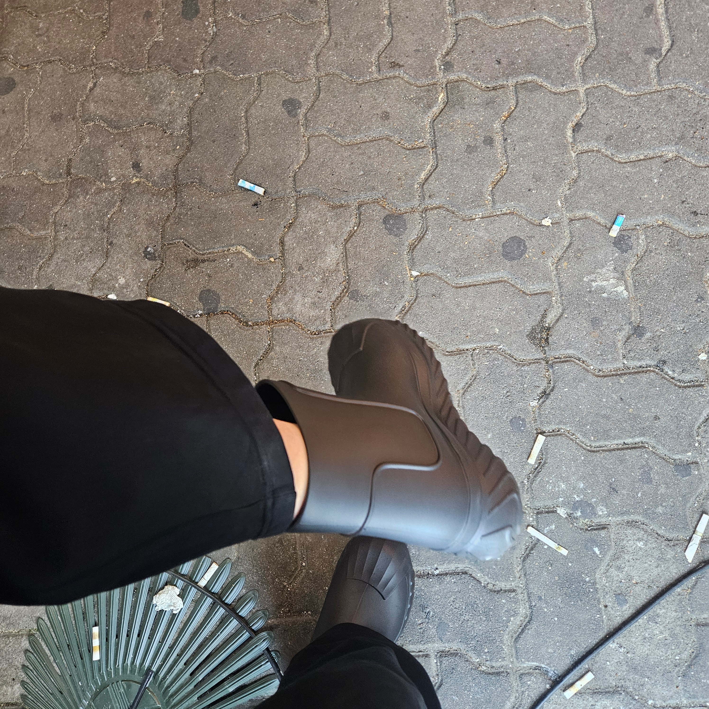 (W) Adidas Adifom Superstar Boot Black 착용 스타일
