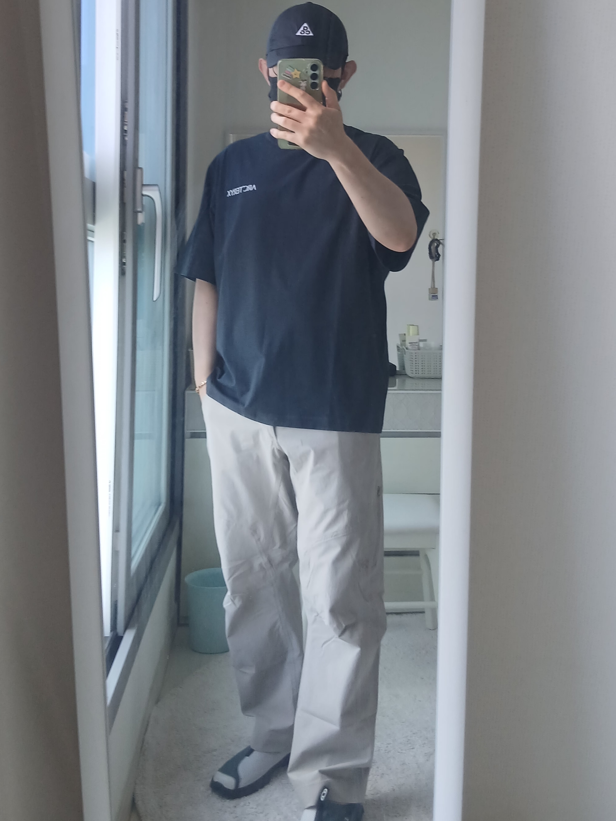 Arc'teryx Cronin Pants Rune, Arc'teryx Envoy Grand Wall SS T-Shirt Orion 착용 스타일 - 7