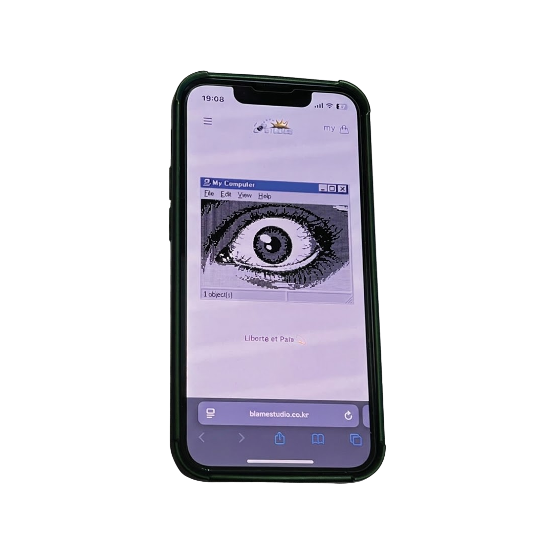 블레임스튜디오 그린 스타로고 웨이브(BLAMESTUDIO BS Star logo green wavy case) - 5