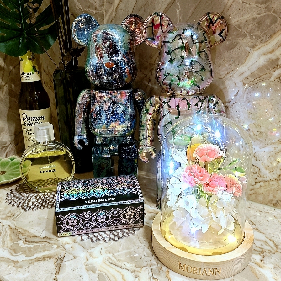 Starbucks 23 Korea Jewelry Case, Bearbrick x Pushead #5 100% & 400% Set 착용 스타일