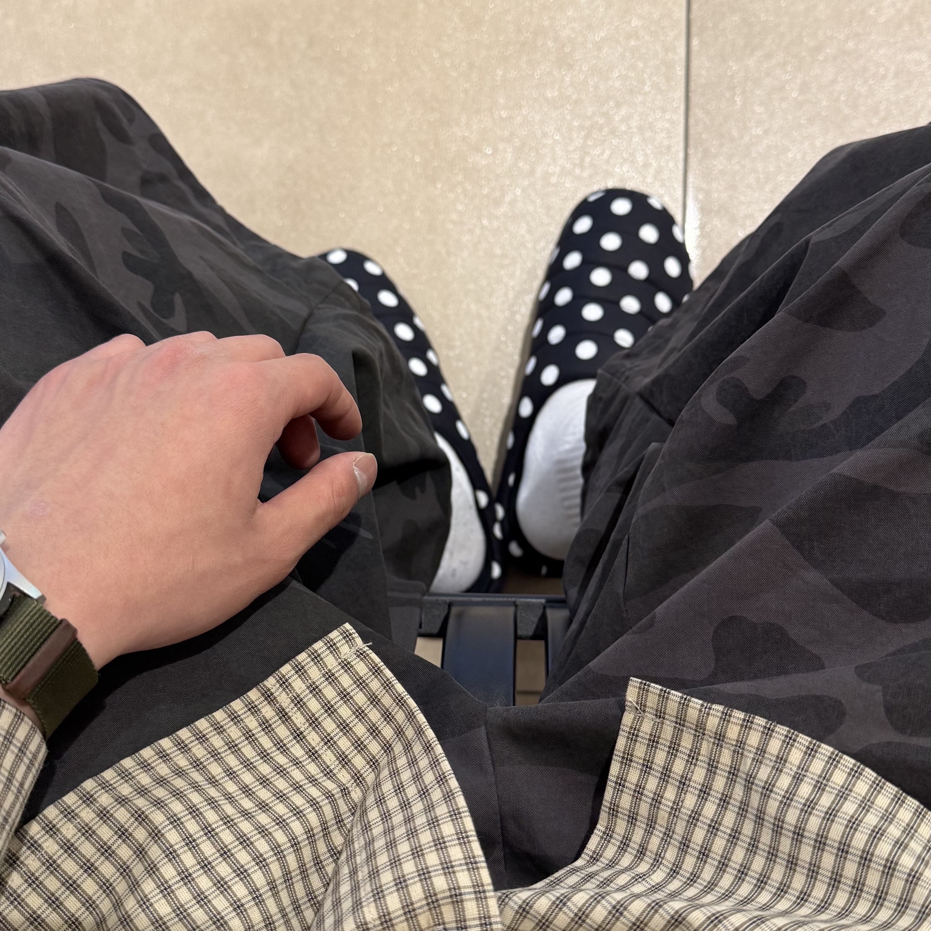 Subu Permanent F-Line Dots, Hamilton Khaki Field Mechanical 38mm Nato Strap Green Black 착용 스타일 - 1