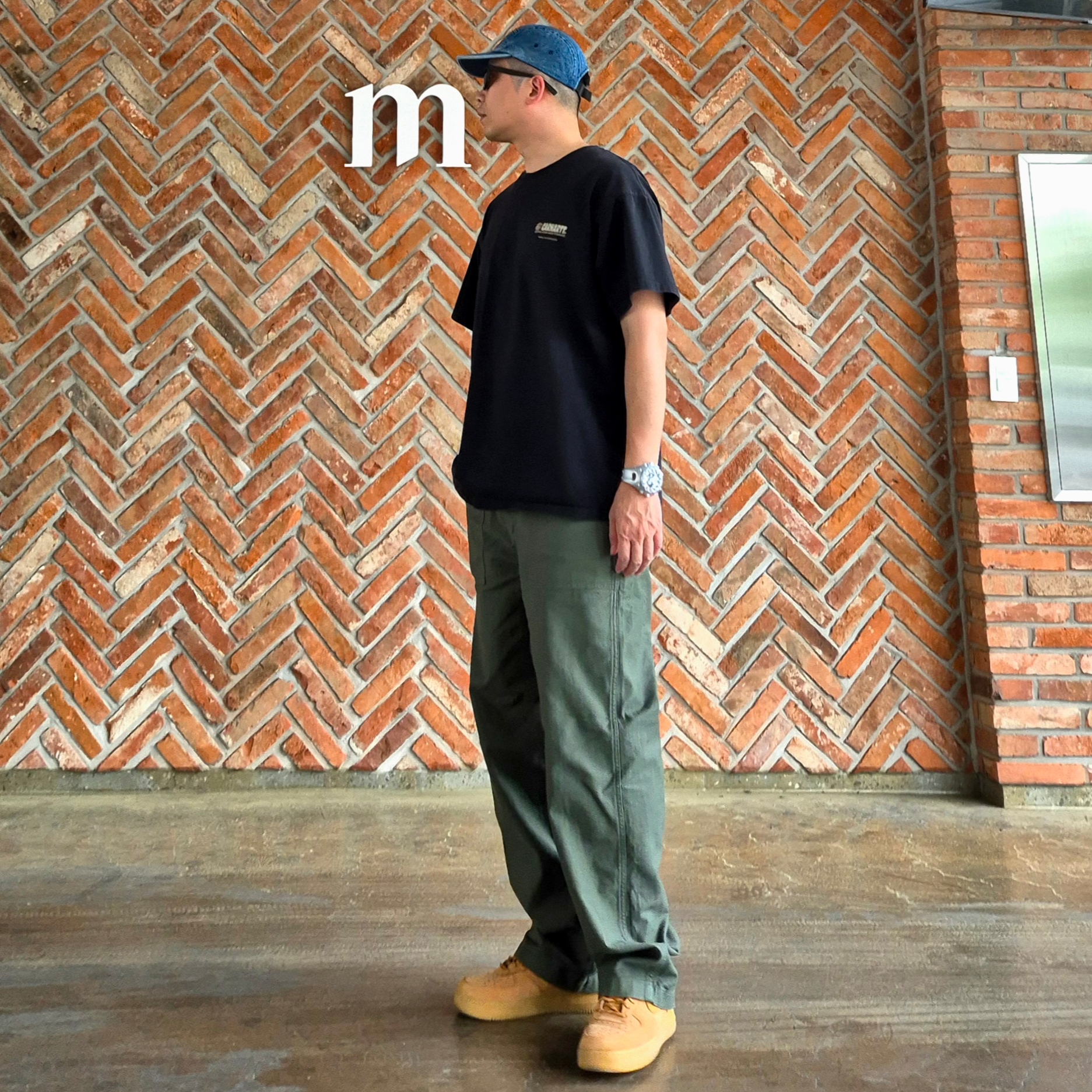 Nike Air Force 1 '07 WB Flax, Casio G-Shock GA-V01-7A 착용 스타일 - 4