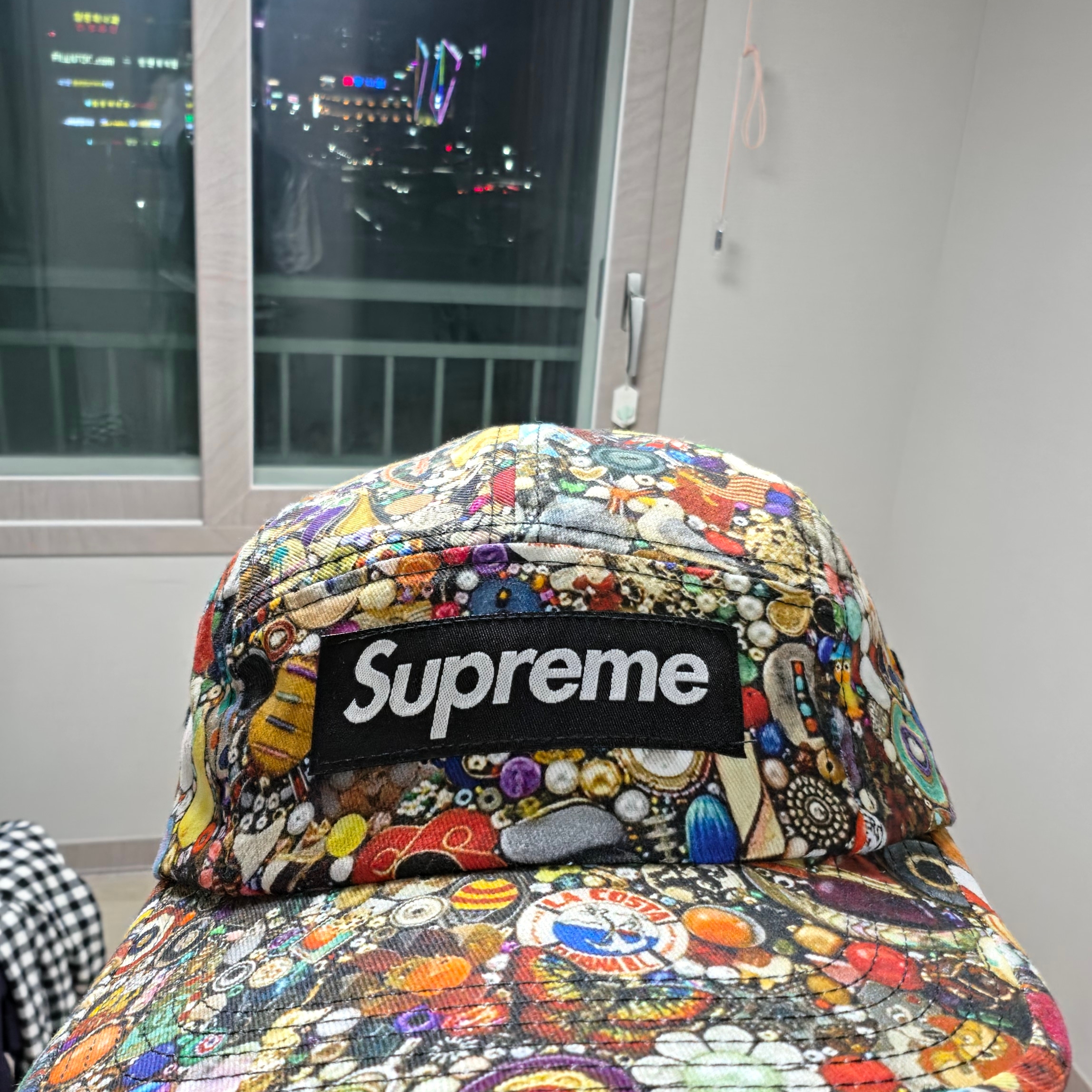 Supreme x Mike Kelley Camp Cap Multicolor - 26SS 착용 스타일 - 1