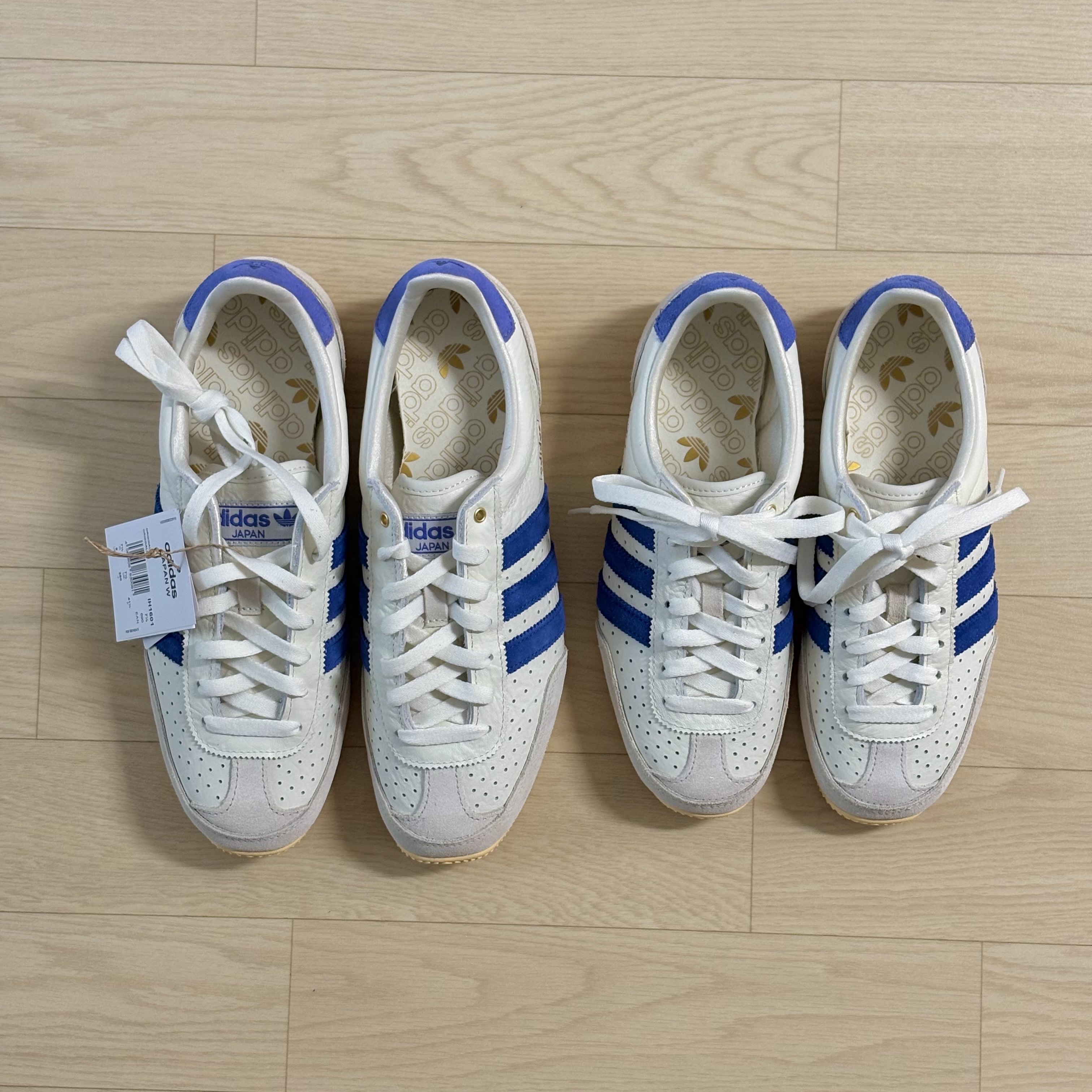(W) Adidas Originals Japan Off White Collegiate Royal 착용 스타일 - 3
