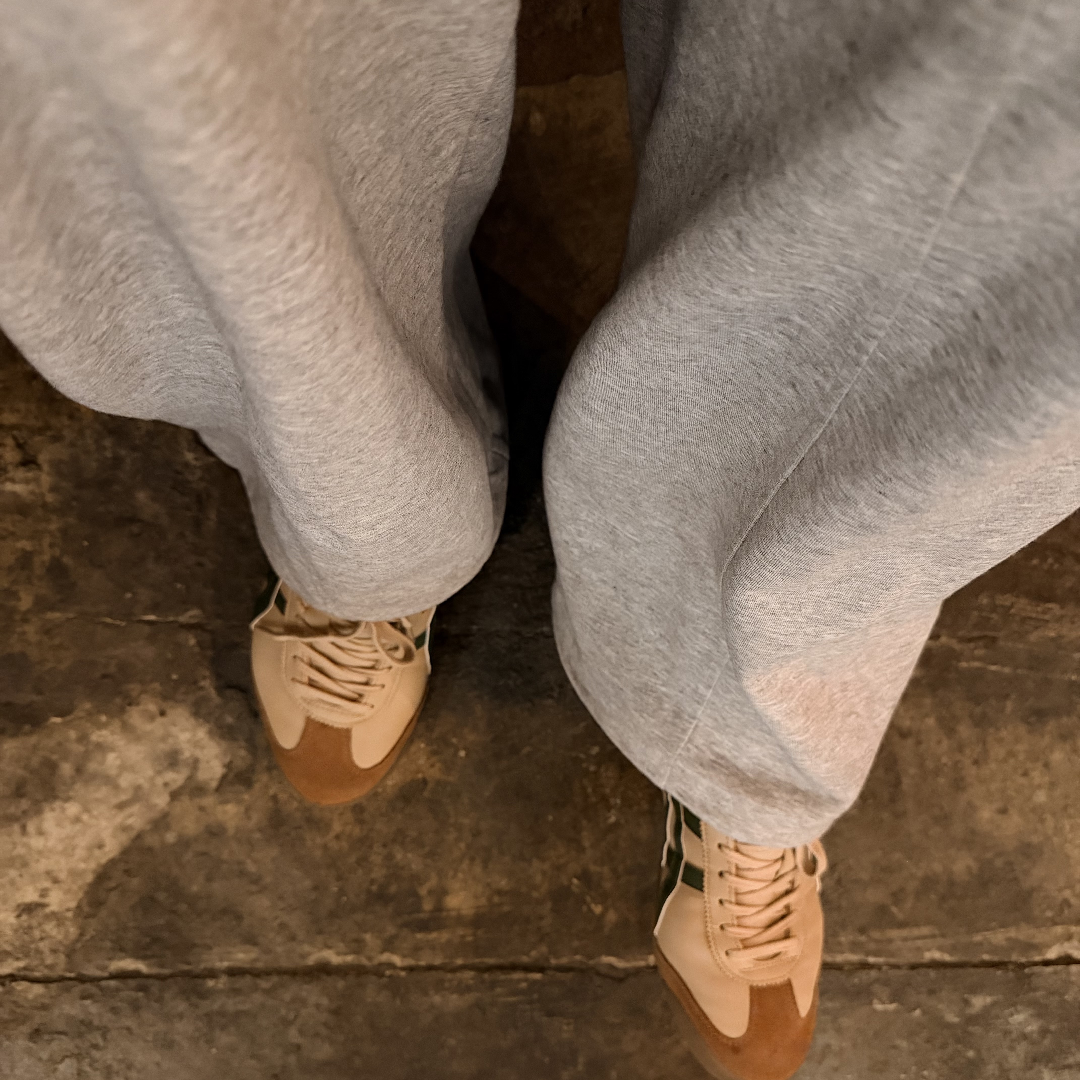 Onitsuka Tiger Mexico 66 Beige Grass Green 착용 스타일 - 1