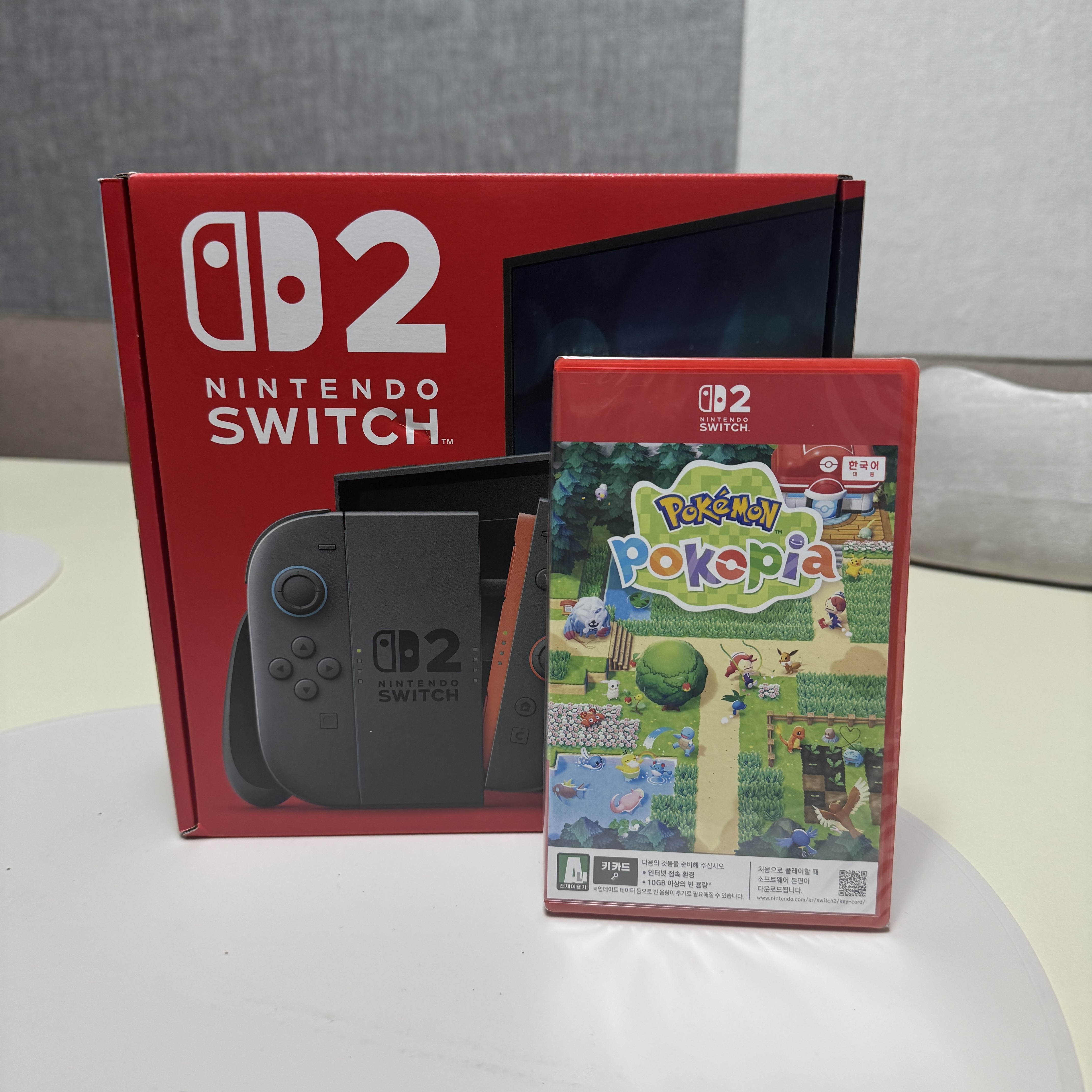 Nintendo Switch 2 Black (Korean Ver.), Nintendo Switch Pokemon Pokopia (Korean Ver.) 착용 스타일