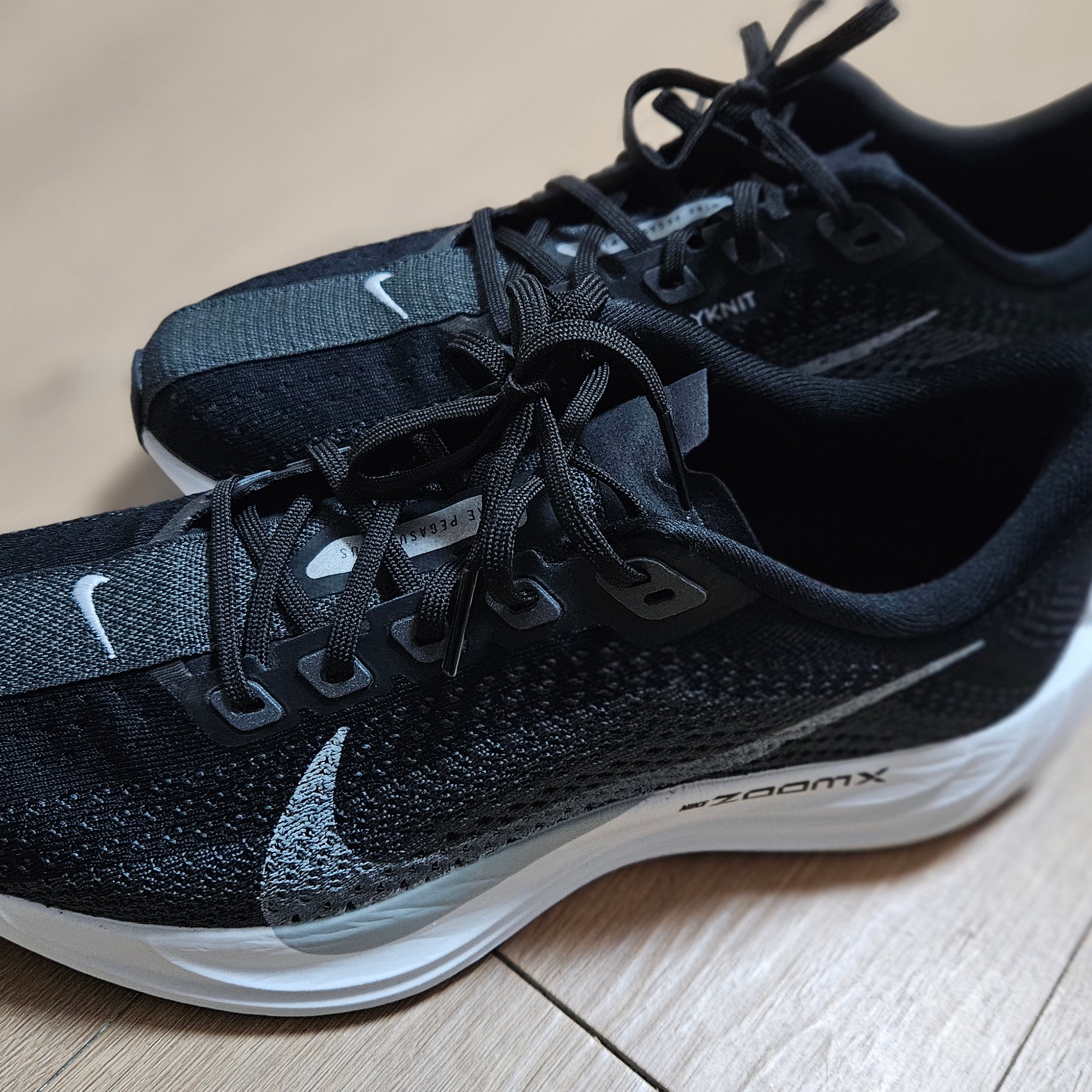 Nike Pegasus Plus Black Pure Platinum 착용 스타일