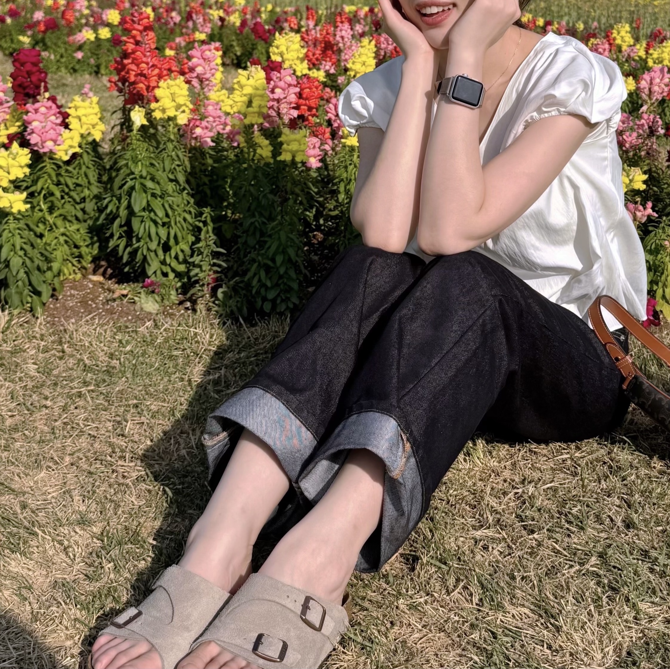 Birkenstock Zurich Suede Leather Taupe - Regular 착용 스타일