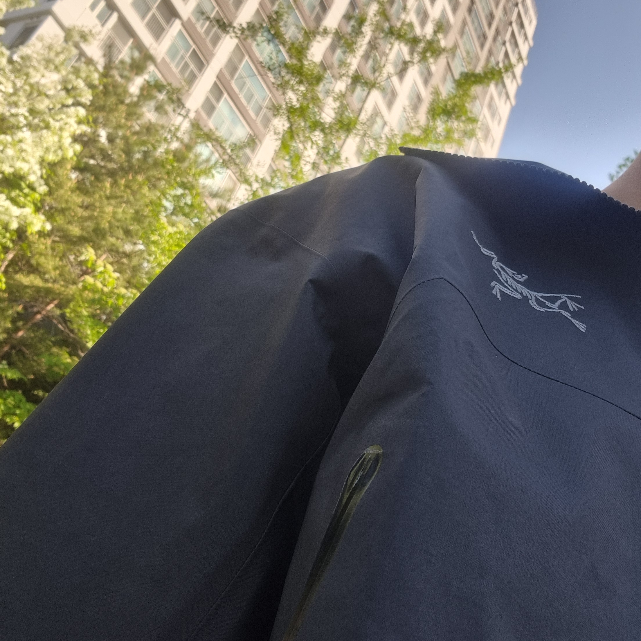 Arc'teryx Beta Jacket Black 착용 스타일