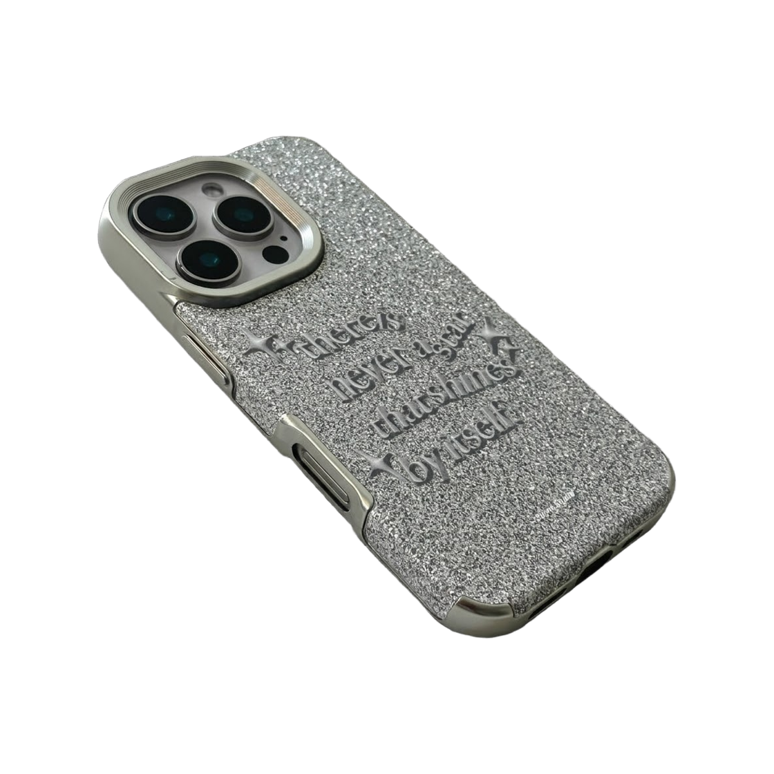블레임스튜디오 글리터 메탈릭 실버 케이스(BLAMESTUDIO Glitter Metallic Silver Case)