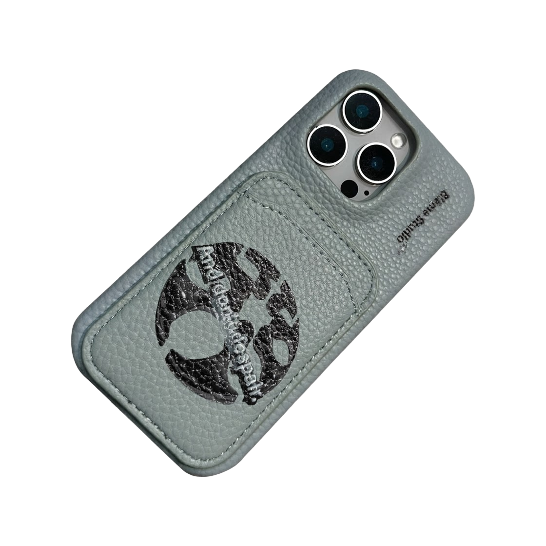 블레임스튜디오 플래닛 티타늄 그레이 레더 케이스(BLAMESTUDIO 3D Planet Titanium Gray Leather case) - 3