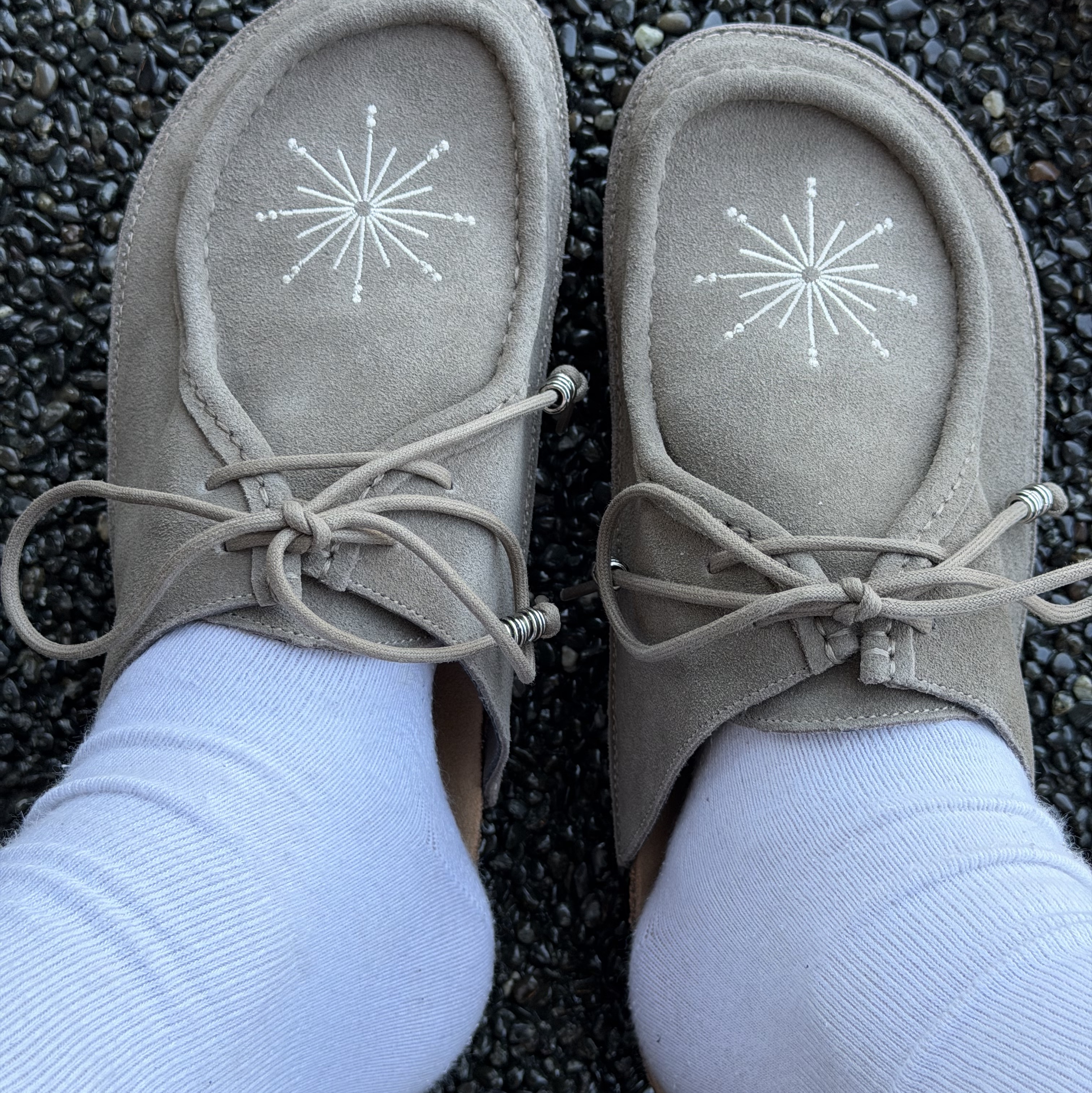 Millo Archive X Negative Three Crescendo Desert Mule Beige 착용 스타일 - 4