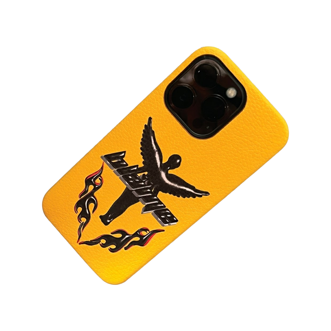 블레임스튜디오 블랙엔젤 옐로우 레더 케이스(BLAMESTUDIO Yellow Leather Black Angel Case) - 3
