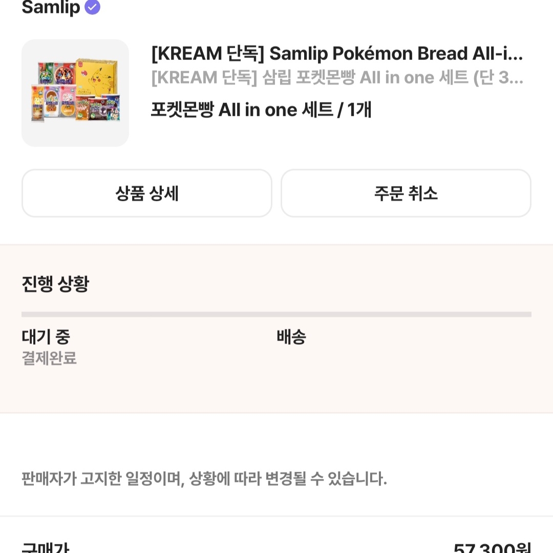 [KREAM 단독] Samlip Pokémon Bread All-in-One Set (Limited to 3, Includes Complete 100-Sticker Collector Book) 착용 스타일