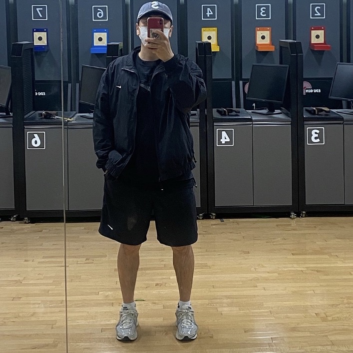 Nike Solo Swoosh Woven Shorts Black - Asia 착용 스타일
