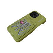 BLAMESTUDIO Green Skull Leather case