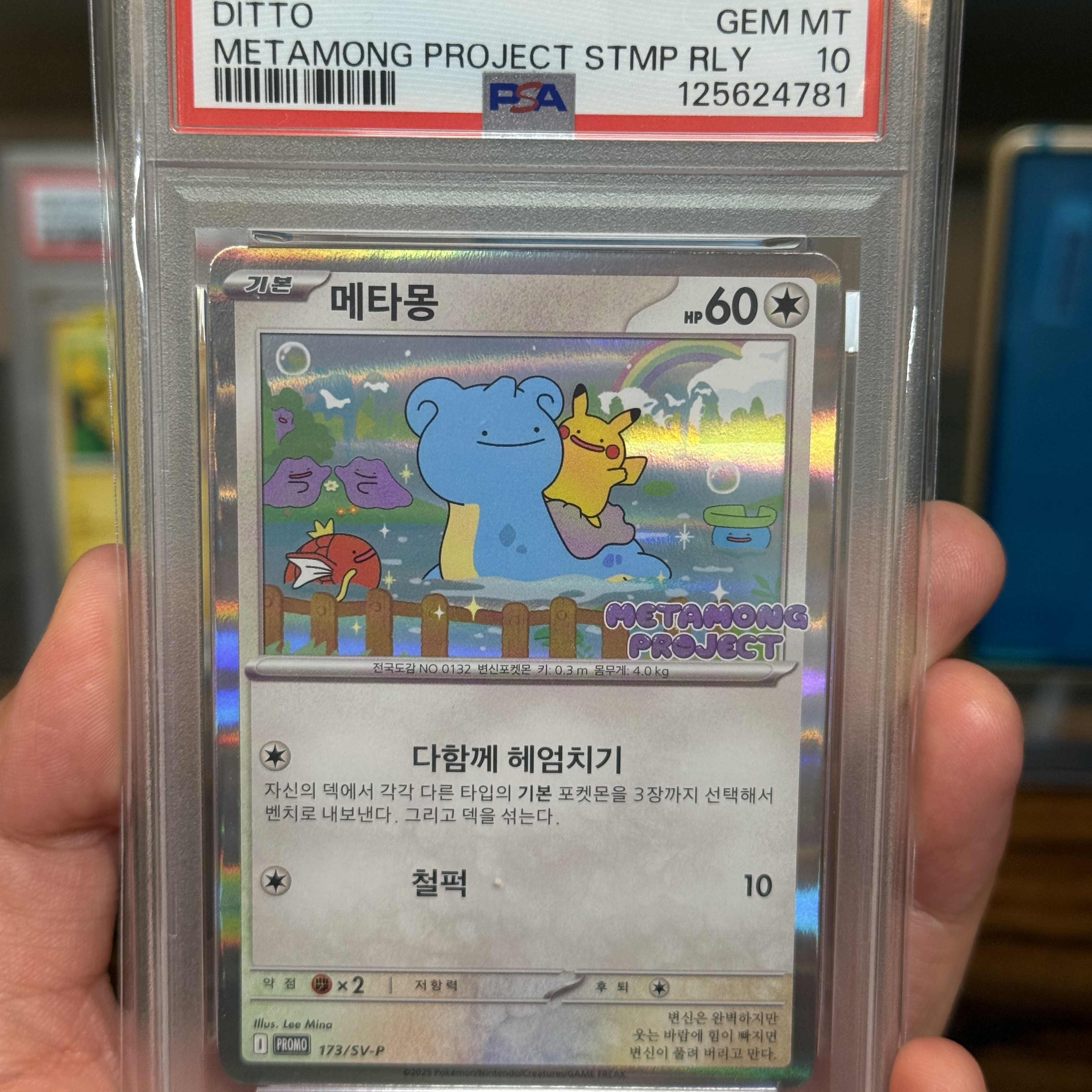 Pokemon TCG Ditto's Time Capsule Promo Card Ditto, Pokemon TCG Pikachu P Mega Evolution Promos (Japanese Ver.) 착용 스타일 - 2