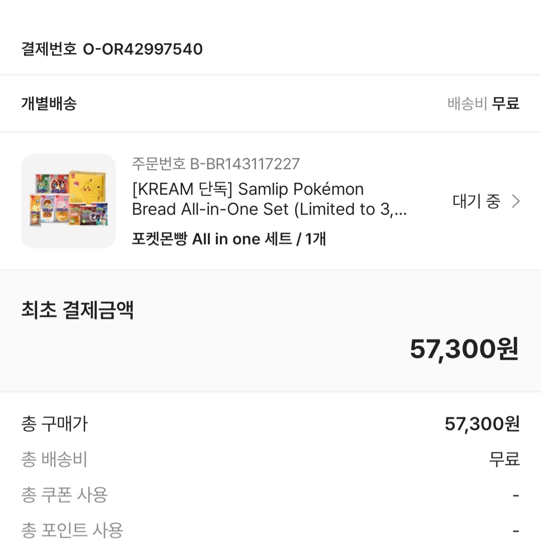 [KREAM 단독] Samlip Pokémon Bread All-in-One Set (Limited to 3, Includes Complete 100-Sticker Collector Book) 착용 스타일