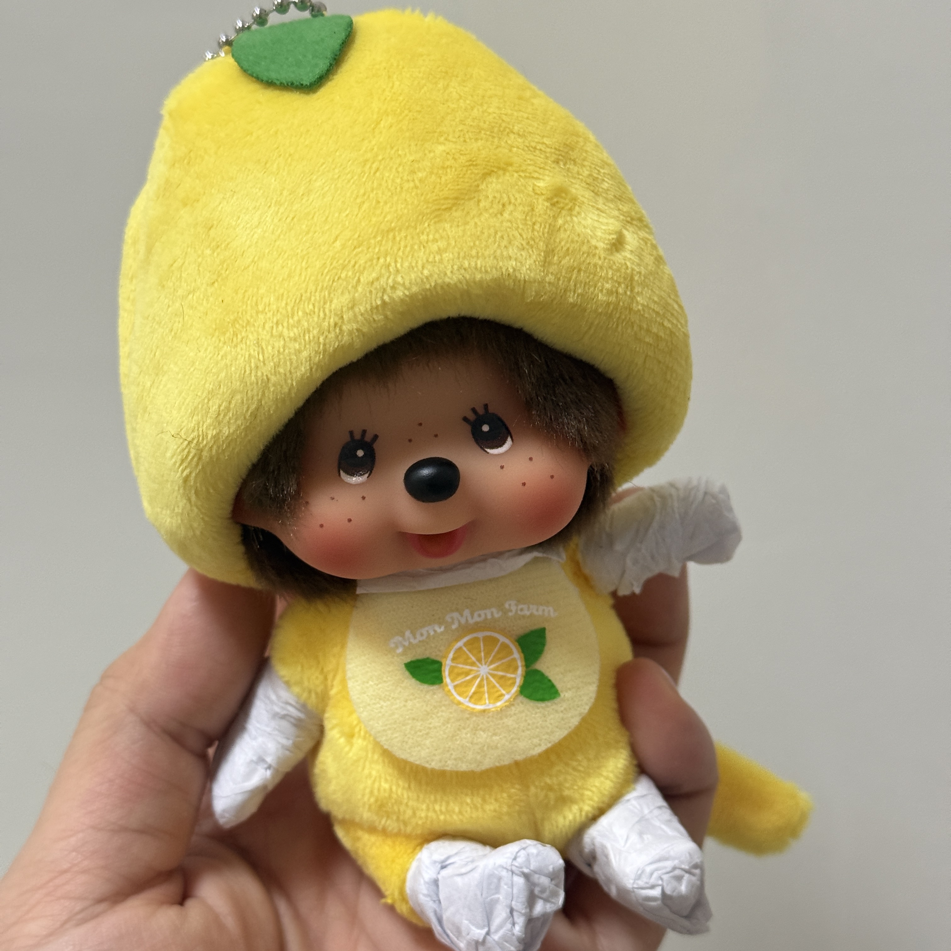 Monchhichi MMF Lemon Big head  SS K/C Boy 착용 스타일 - 1