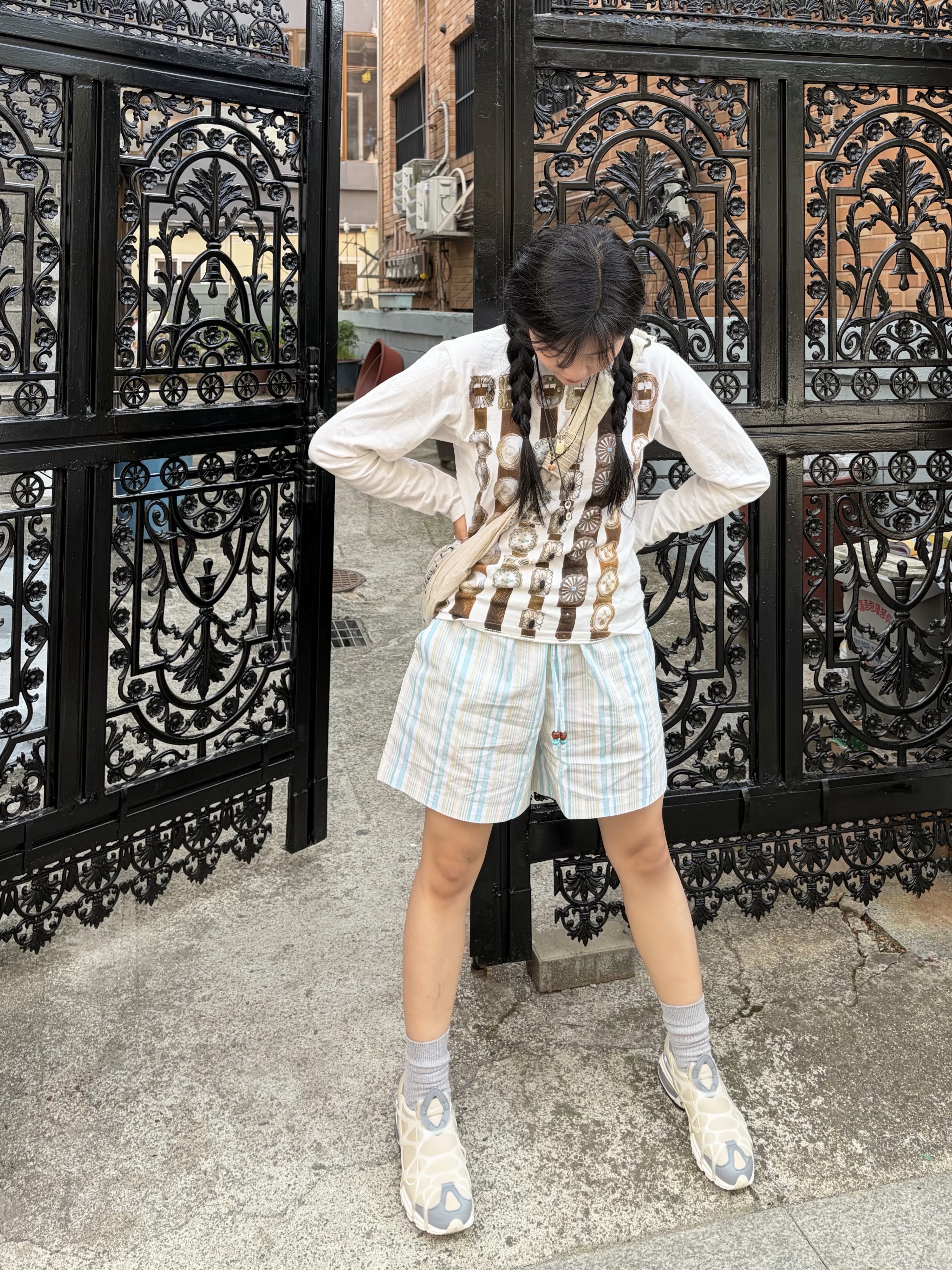 Kapital Gauze Bandana Beach Snuffkin Bag White, Nike Air Kukini Rattan and Particle Grey ์ฐฉ์ฉ ์คํ์ผ