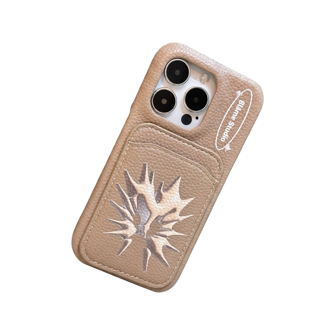 블레임스튜디오 하트 글로우 레더 케이스(BLAMESTUDIO Heart Glow Brown Leather case) - 3