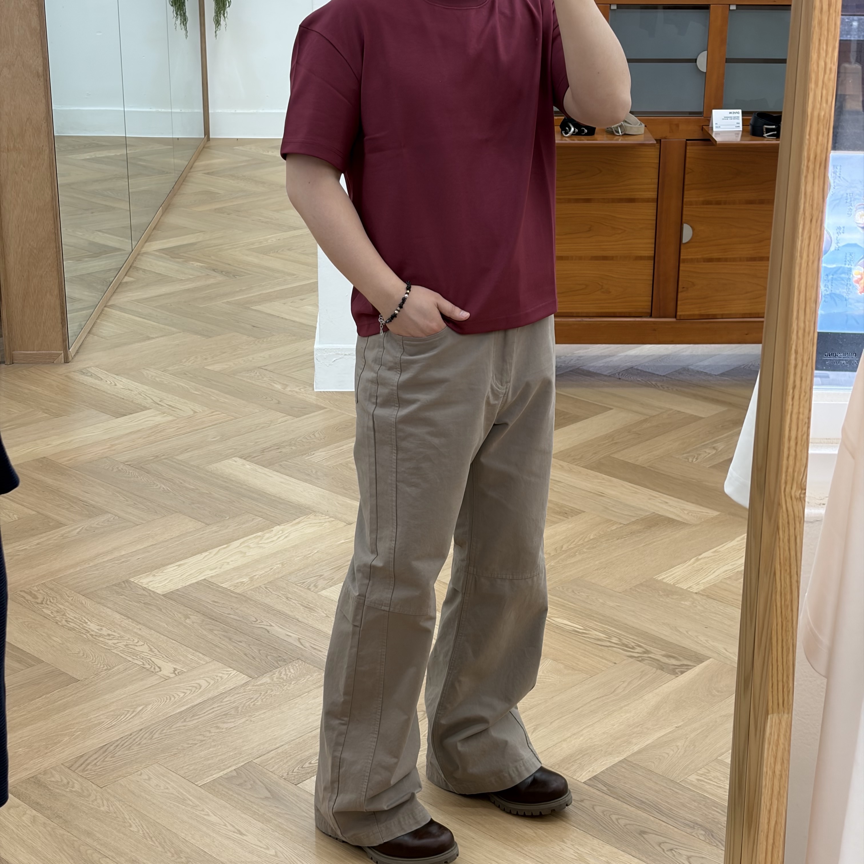Timberland Classic 3-Eye Boat Shoes Brown - Wide 착용 스타일 - 3