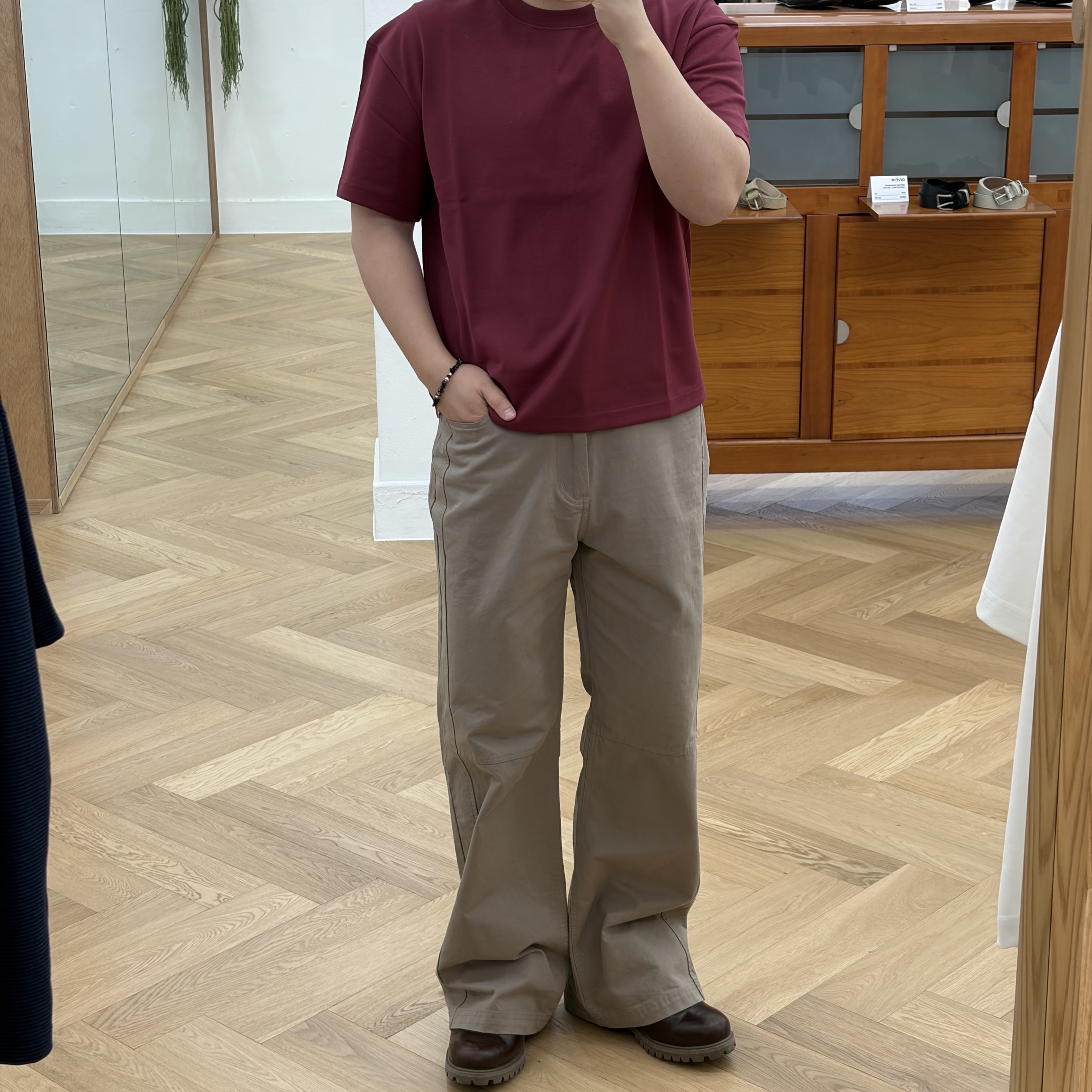 Timberland Classic 3-Eye Boat Shoes Brown - Wide 착용 스타일 - 1
