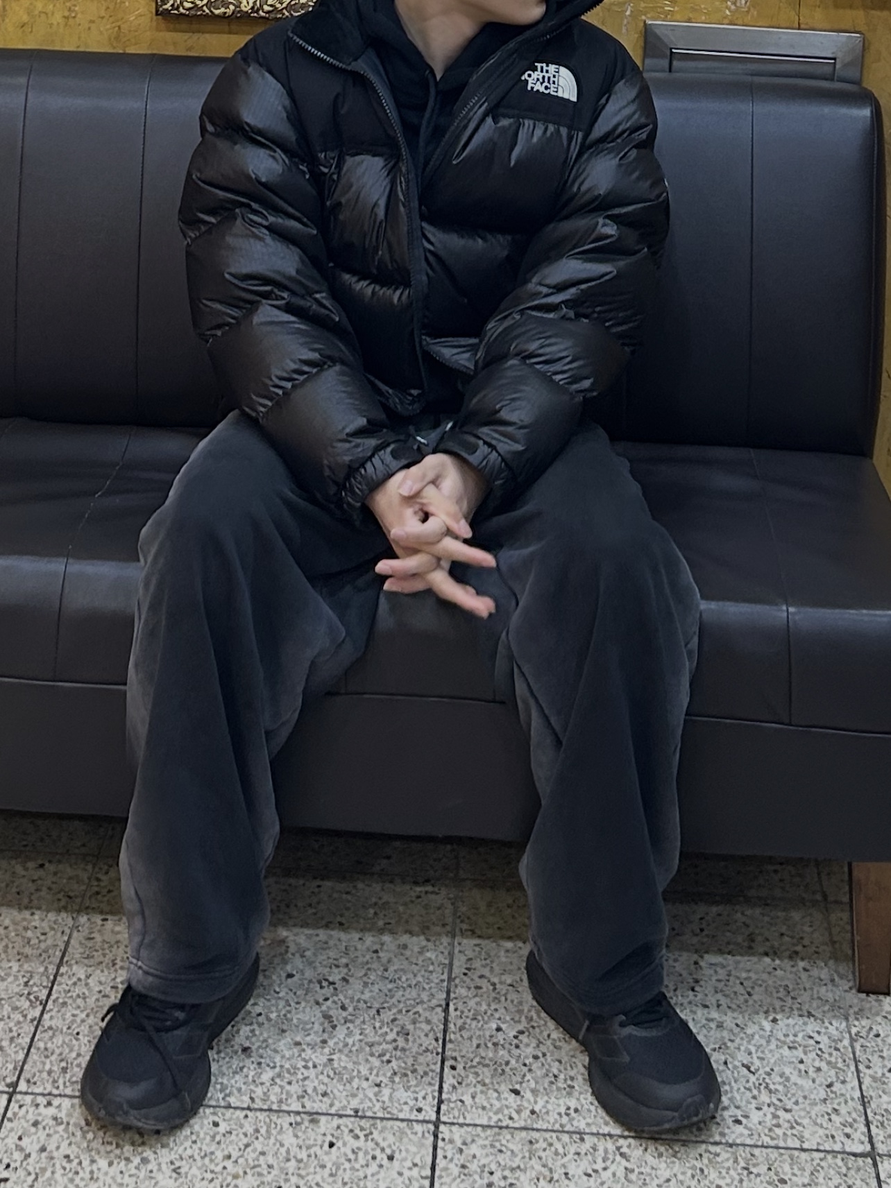 Adidas Duramo Speed 2 Core Black, The North Face Olema Flash Jacket Black - 25FW 착용 스타일
