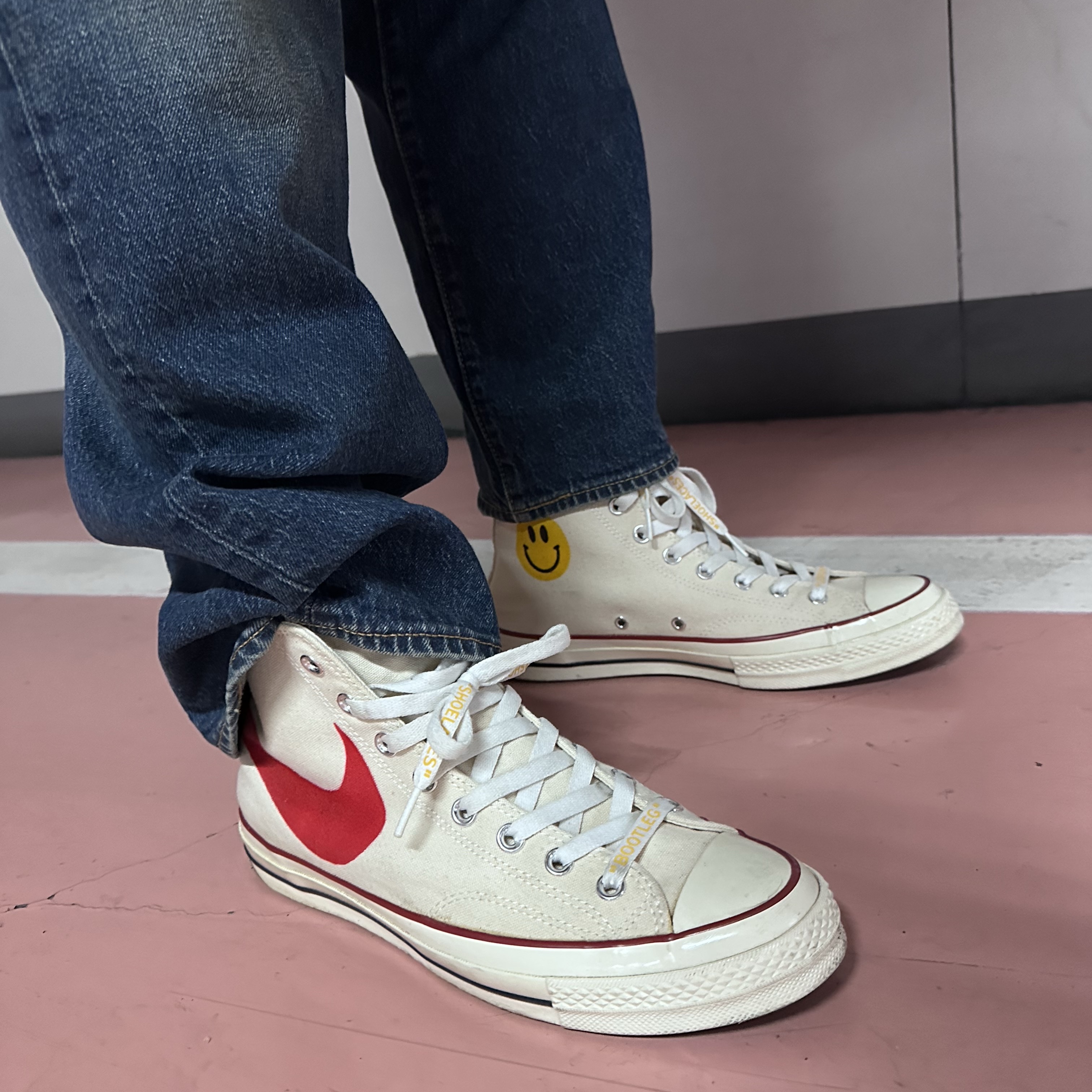 Converse Chuck 70 High Parchment 착용 스타일 - 3
