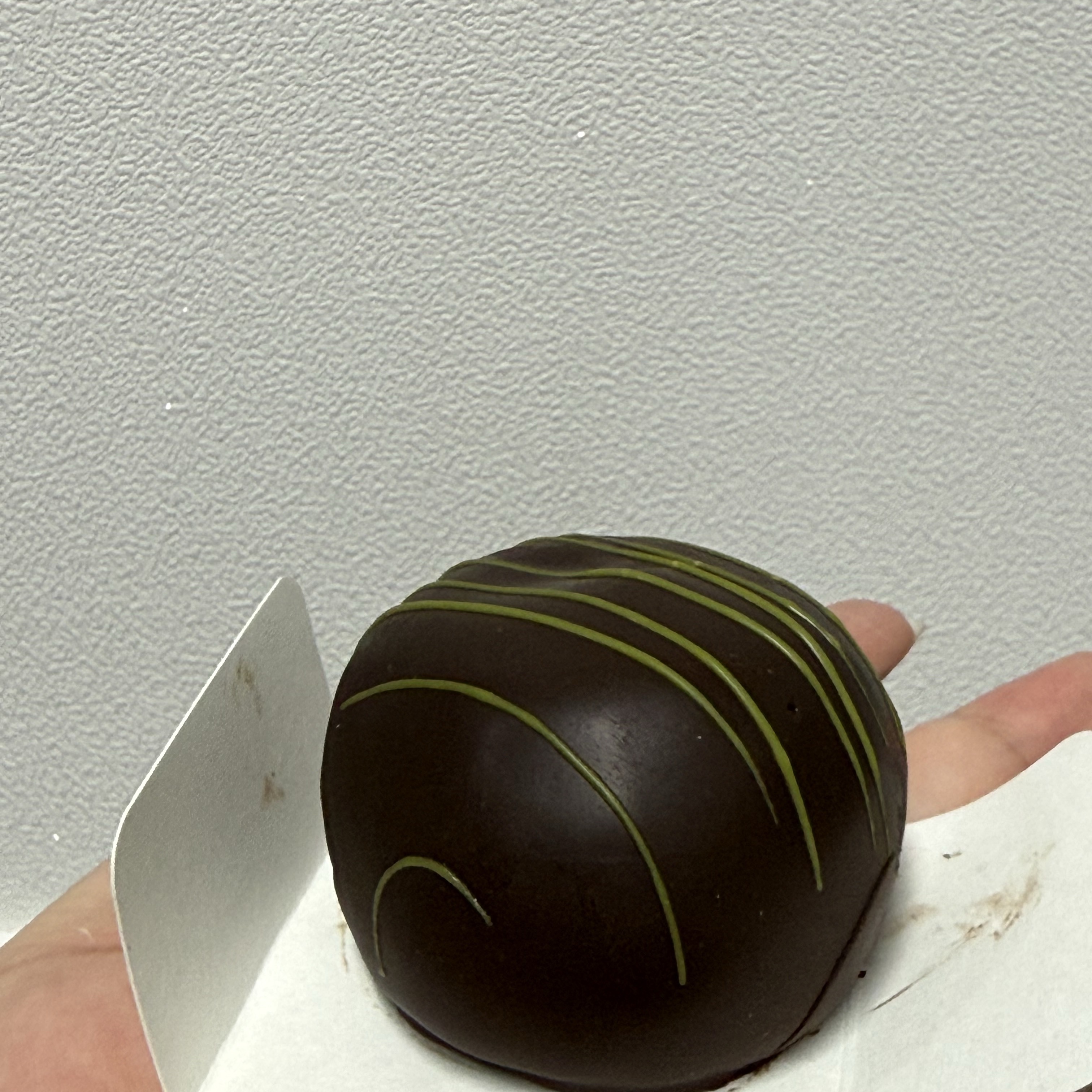 THE BAREUN TTEOK Choco Brulee Matcha Cream Tteok (70g *6EA) 1Box 착용 스타일 - 6