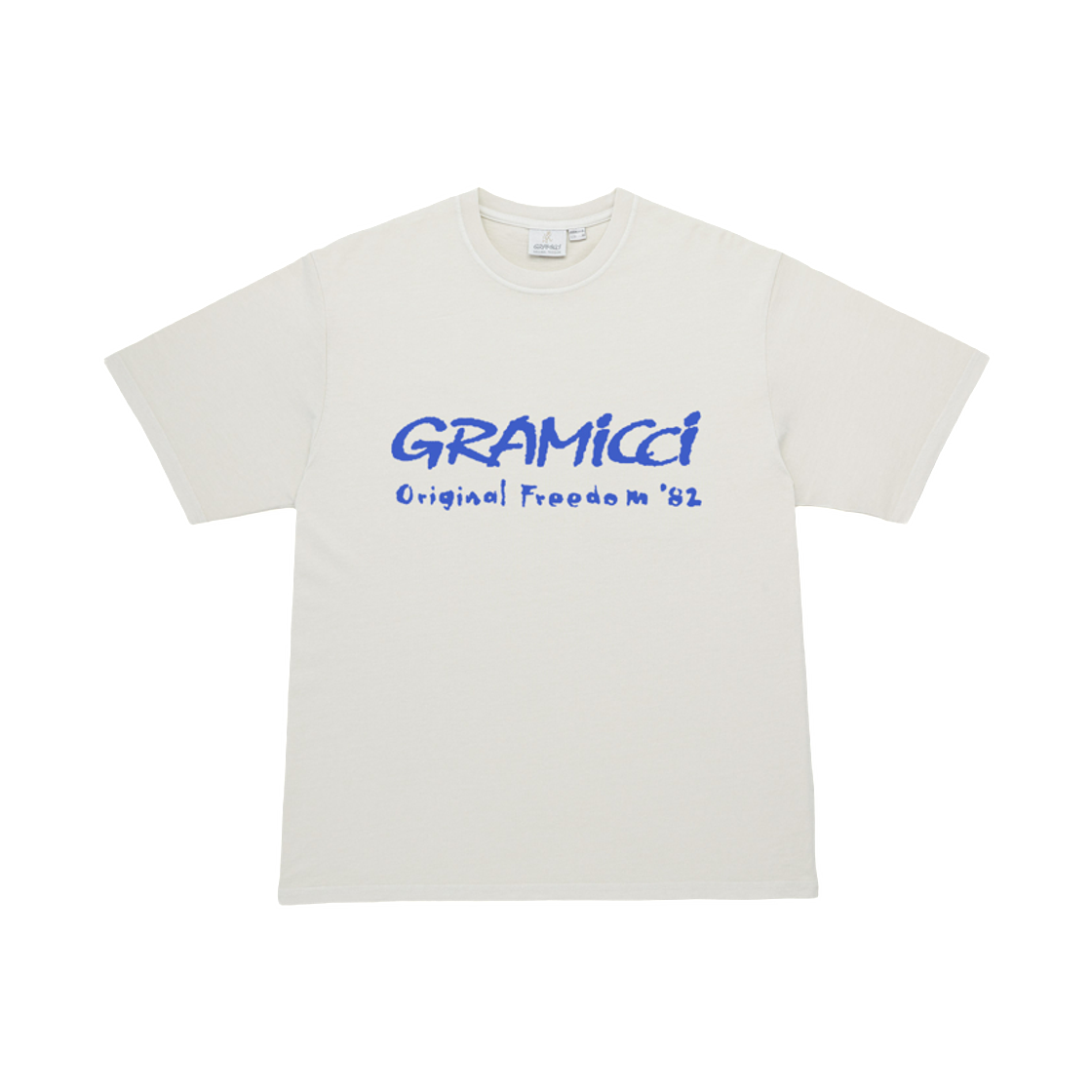 그라미치 프리덤 티셔츠 피그먼트 다이드 내츄럴 피그먼트 - US 사이즈(Gramicci Freedom T-Shirt Pigment Dyed Natural Pigment - US Sizing) - 1