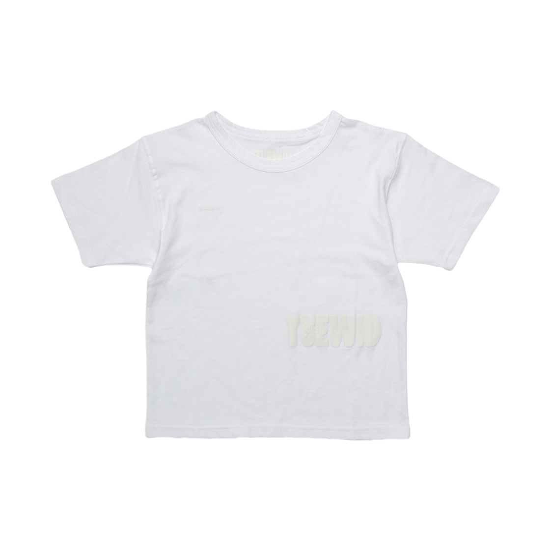 투위드 로코 키즈 티셔츠 블랑(Tuewid Logo Kids T-Shirts In Blanc)