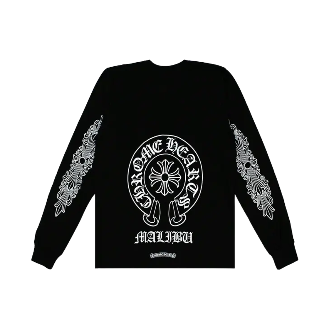 - Chrome Hearts Horseshoe Logo LS T-Shirt Black - Malibu Exclusive
